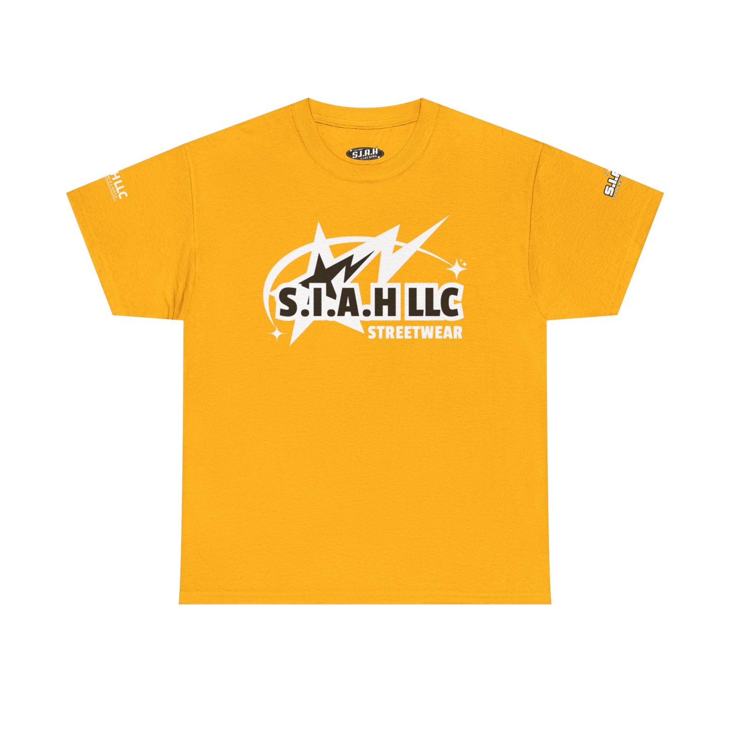 S.I.A.H "Shockwave Standard" (White Edition) Unisex Heavy Cotton Tee