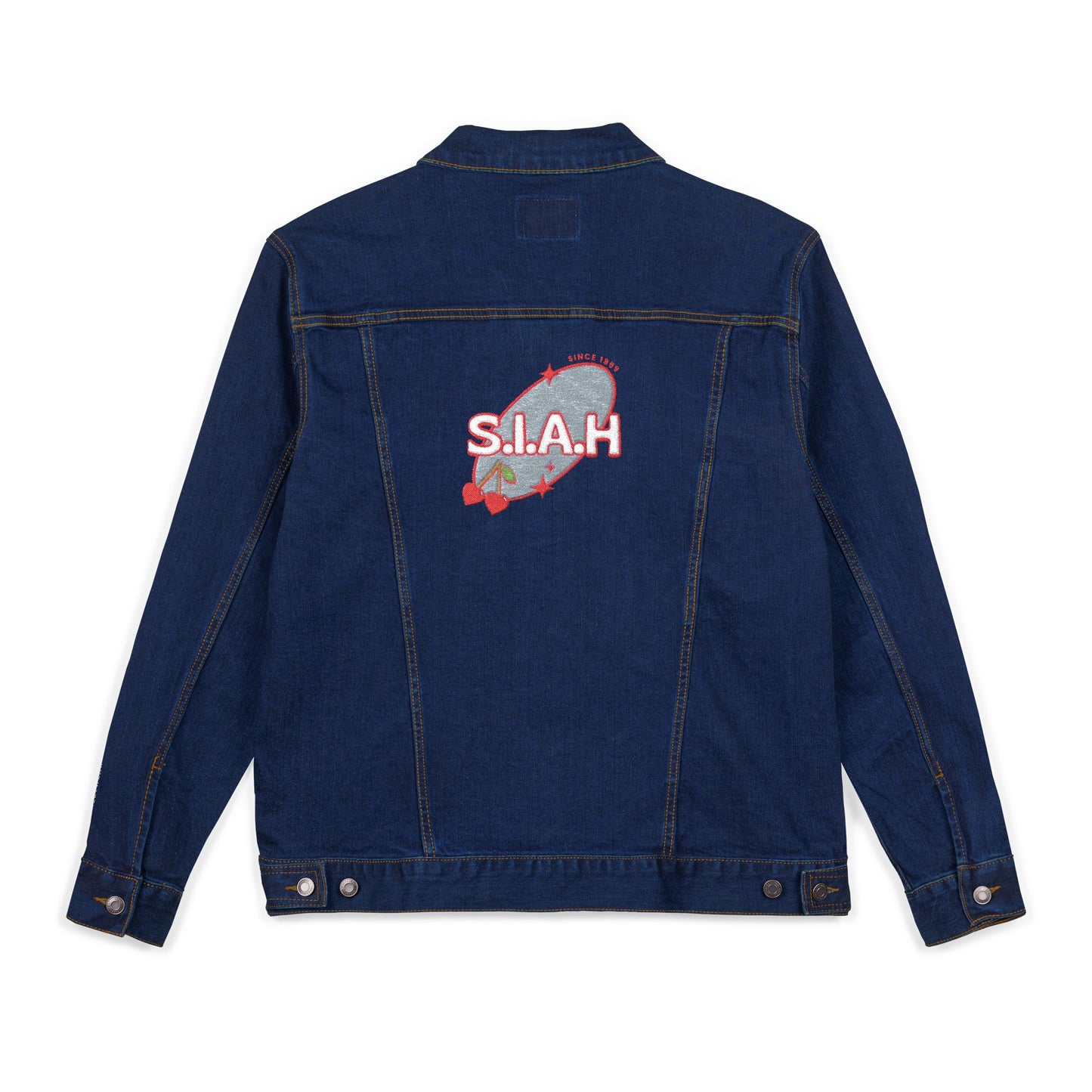 S.I.A.H "Cherry Genesis" Unisex Denim Jacket (Embroidery)
