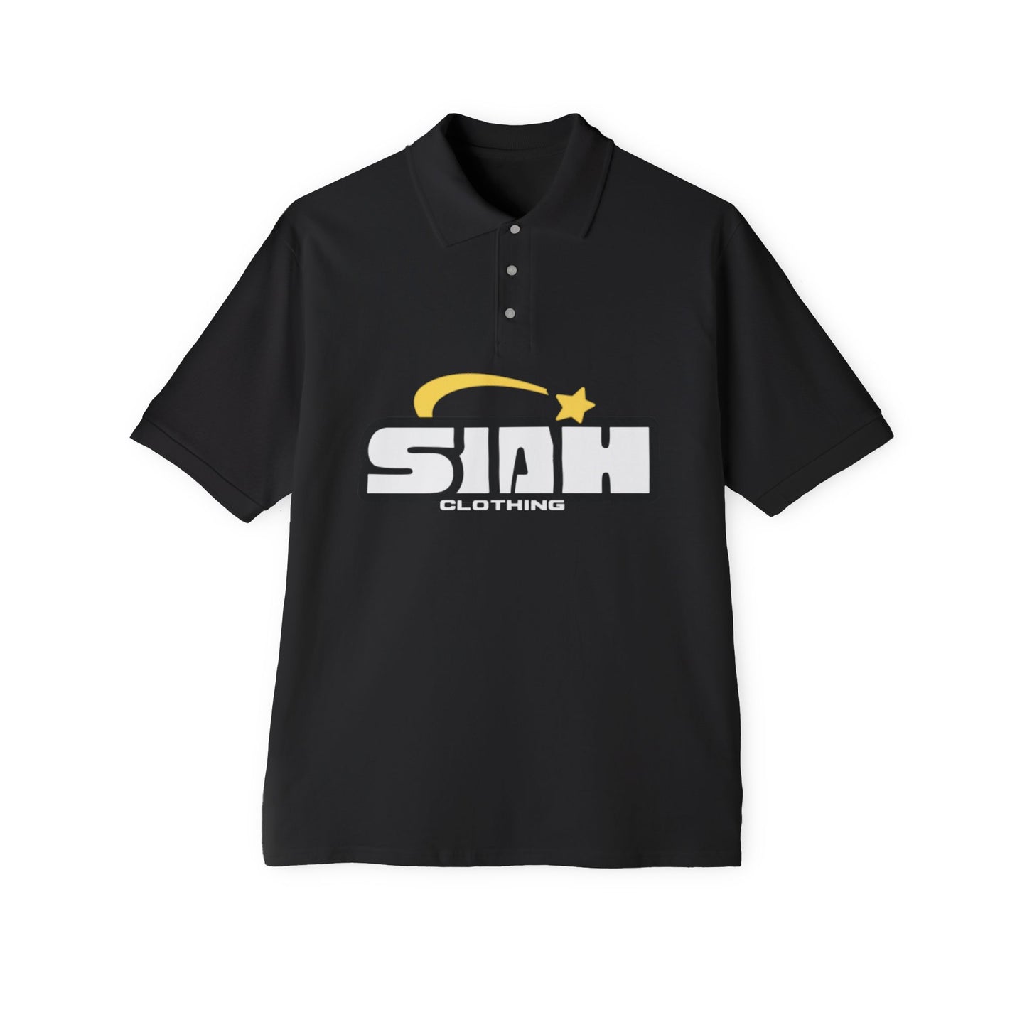 S.I.A.H "Meteor Code" Men's Piqué Polo