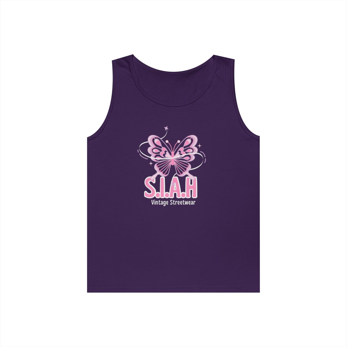 S.I.A.H "Butterfly Rebirth" Unisex Heavy Cotton Tank Top