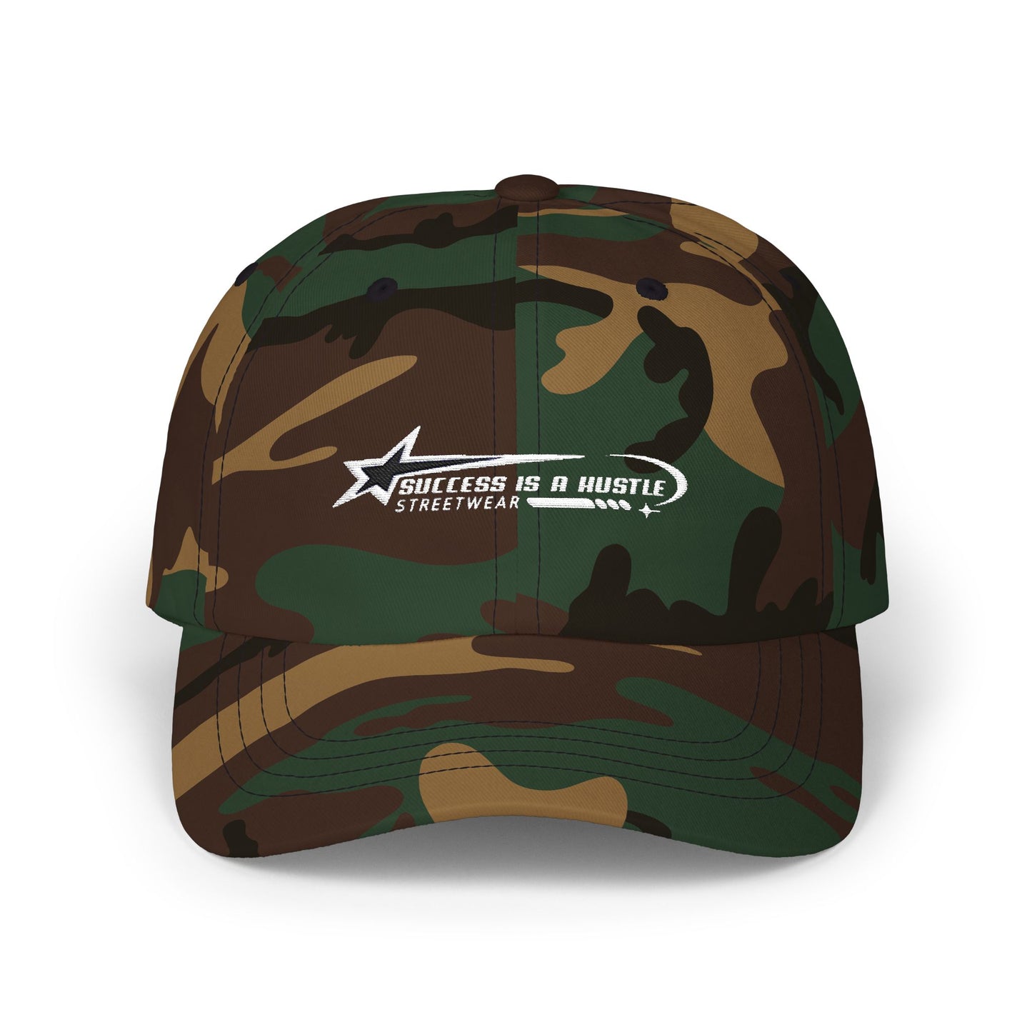 S.I.A.H "Hustle Orbit" (White Edition) Classic Dad Cap