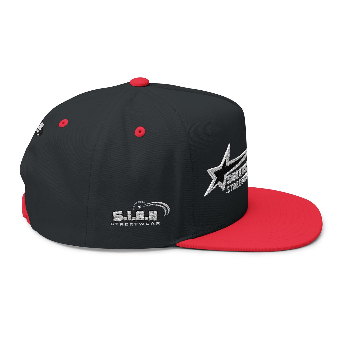 S.I.A.H "Hustle Orbit" (White Edition) Flat Bill Cap