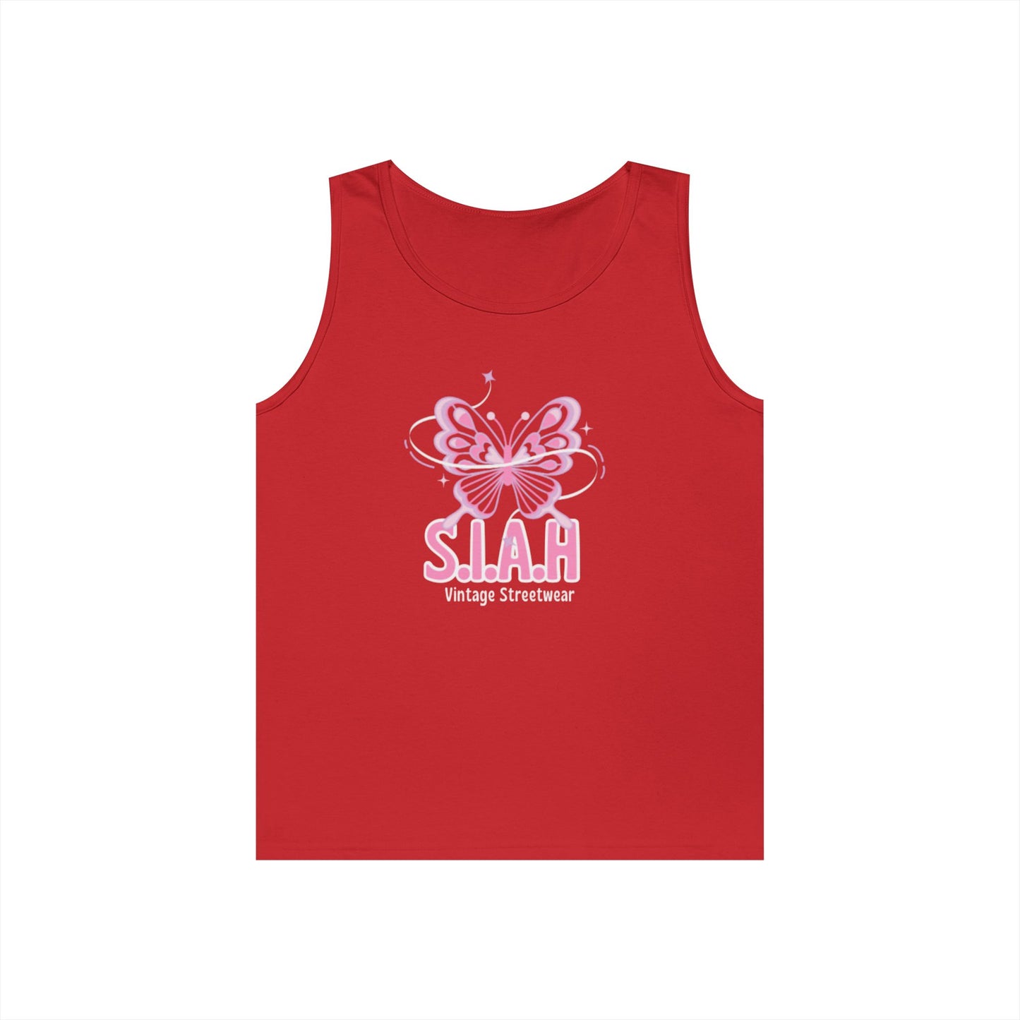 S.I.A.H "Butterfly Rebirth" Unisex Heavy Cotton Tank Top