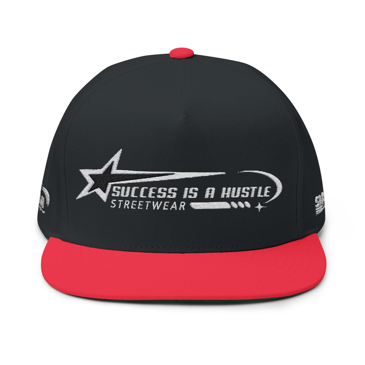 S.I.A.H "Hustle Orbit" (White Edition) Flat Bill Cap