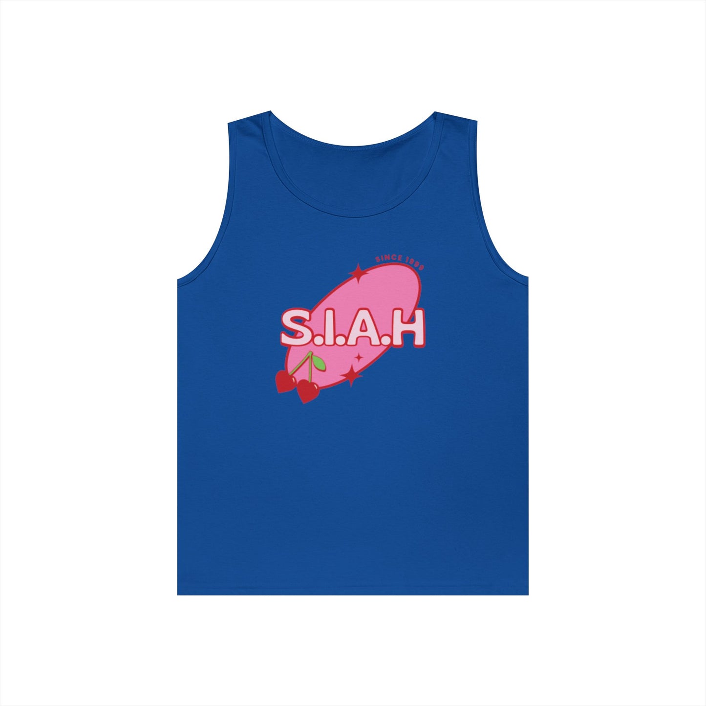 S.I.A.H "Cherry Genesis" Unisex Heavy Cotton Tank Top
