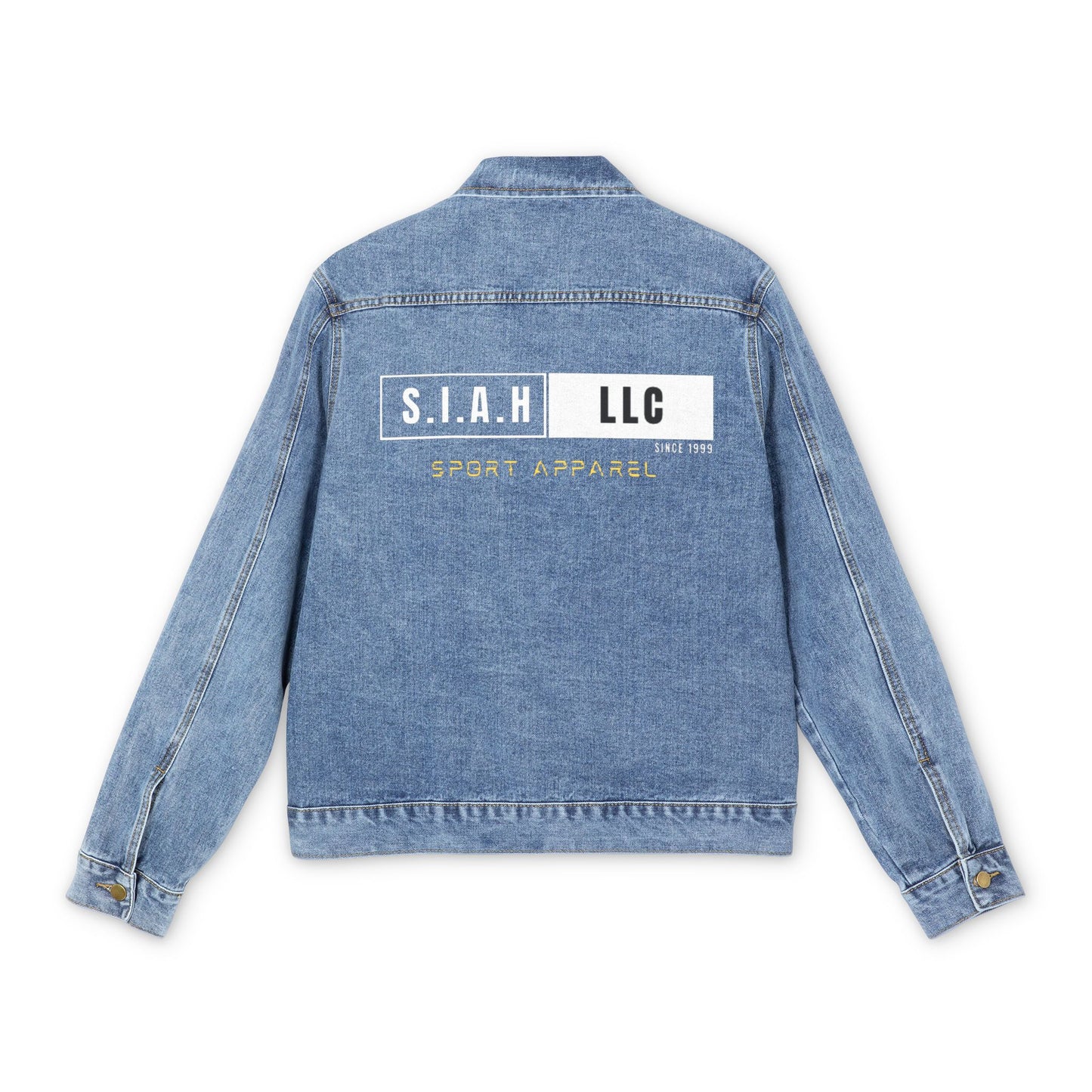 S.I.A.H "Grid Authority" Men's Denim Jacket