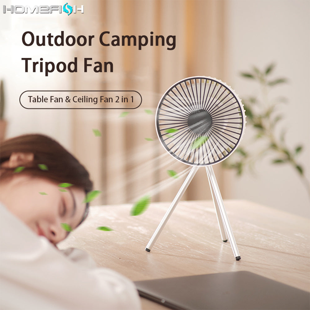 Tripod Portable Desktop/Tent/Hangable/Ceiling Fan