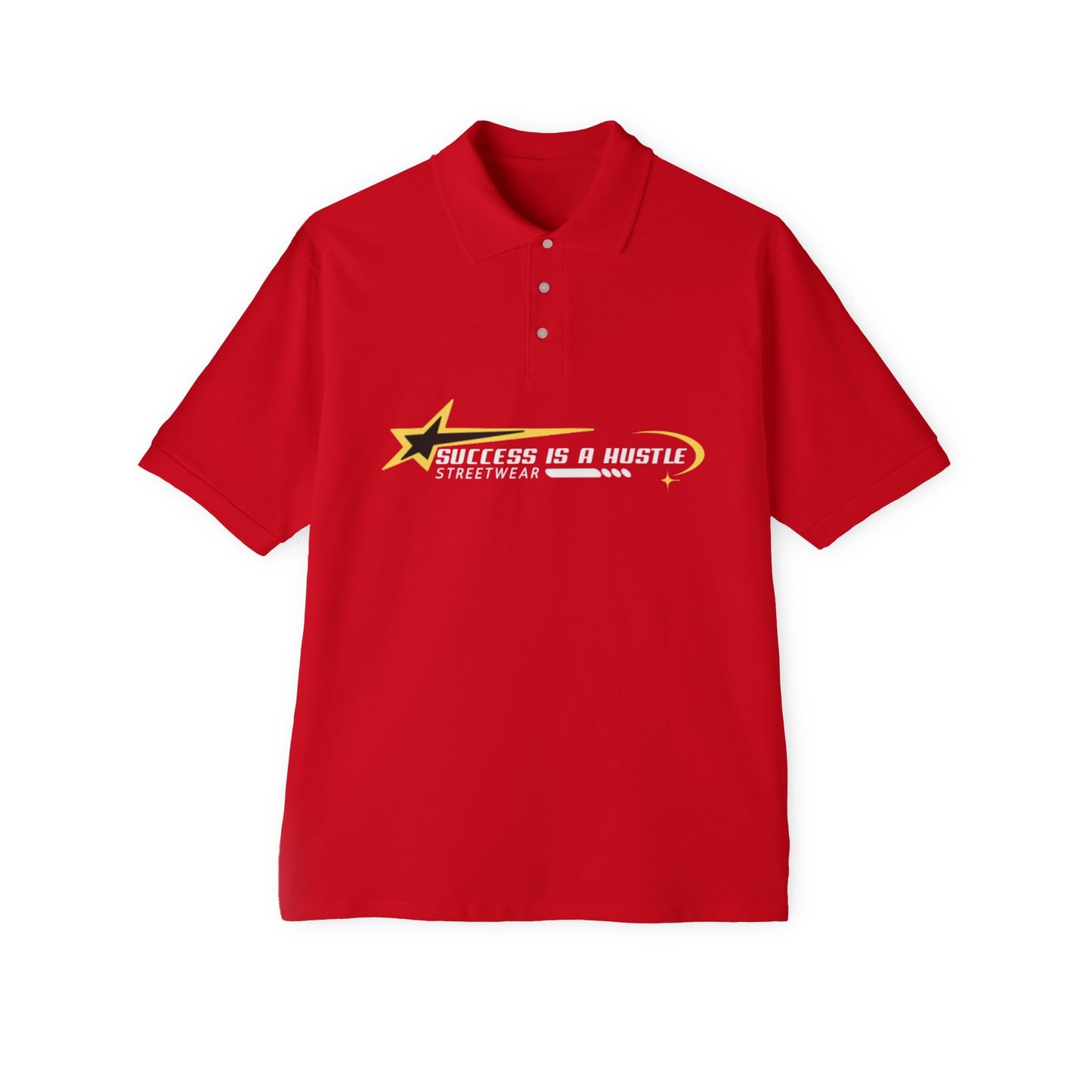 S.I.A.H "Hustle Orbit" Men's Piqué Polo