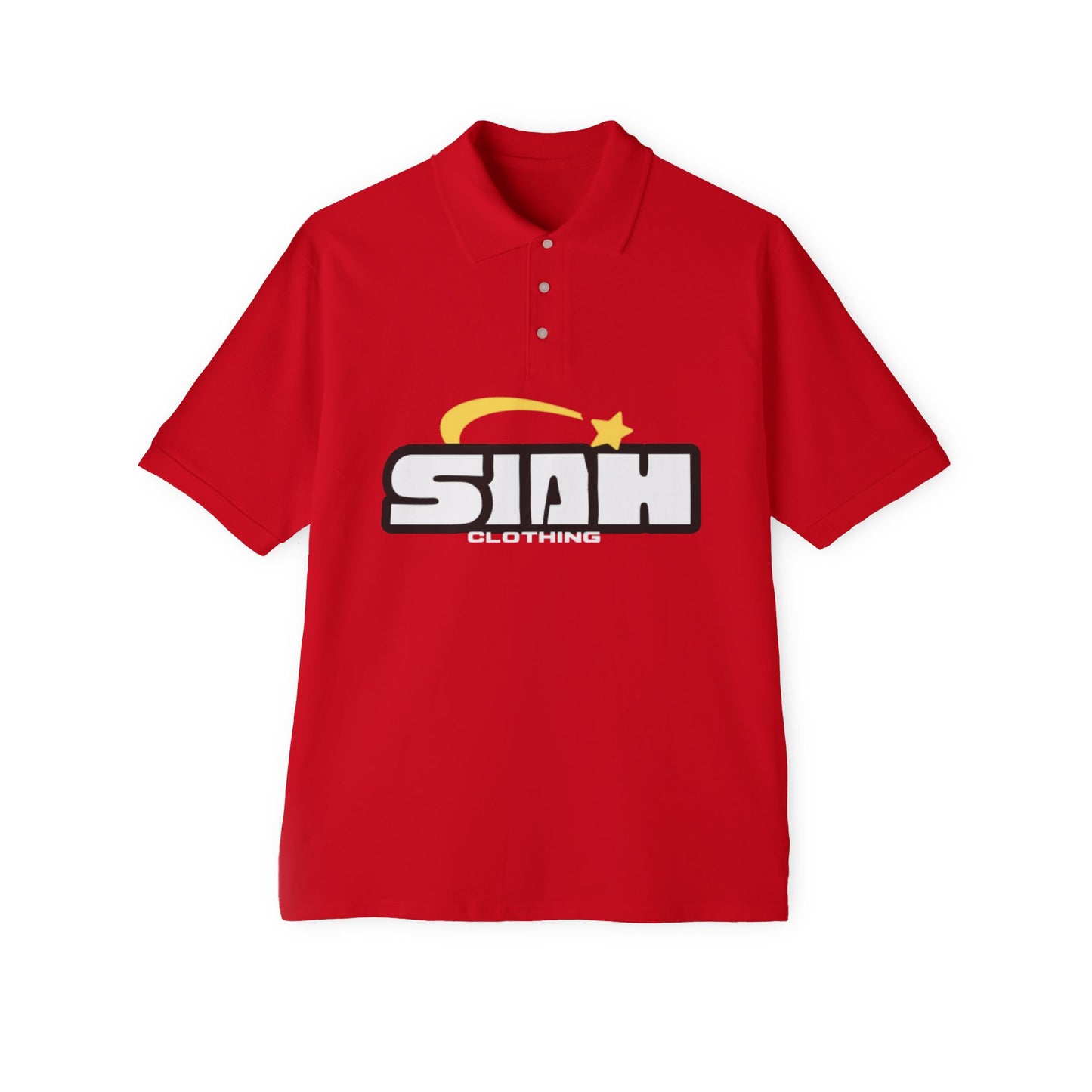 S.I.A.H "Meteor Code" Men's Piqué Polo