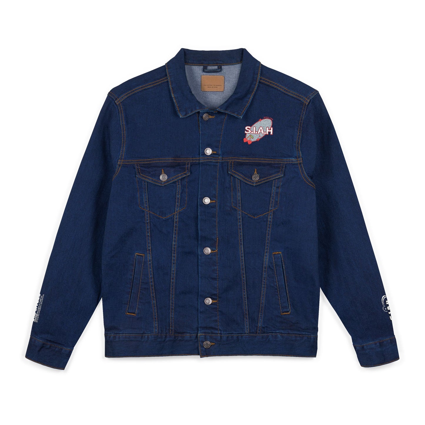 S.I.A.H "Cherry Genesis" Unisex Denim Jacket (Embroidery)