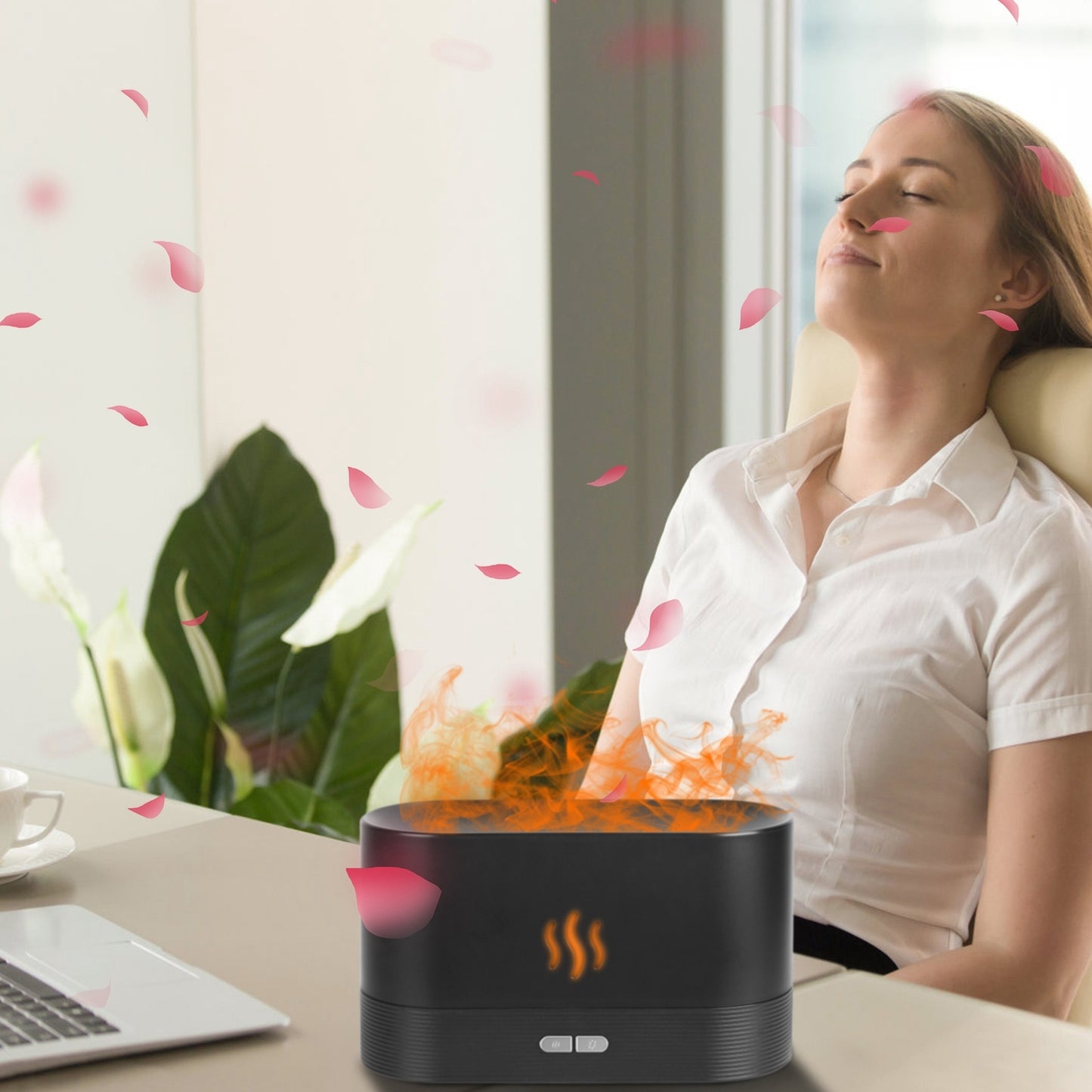 Ultrasonic 20ml Cool Mist Aroma Humidifier Essential Oil Diffuser