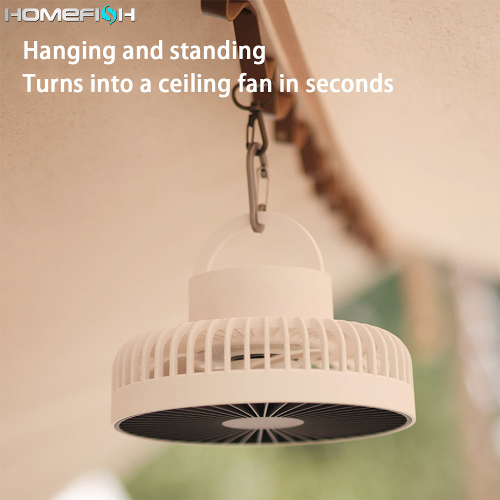 Tripod Portable Desktop/Tent/Hangable/Ceiling Fan