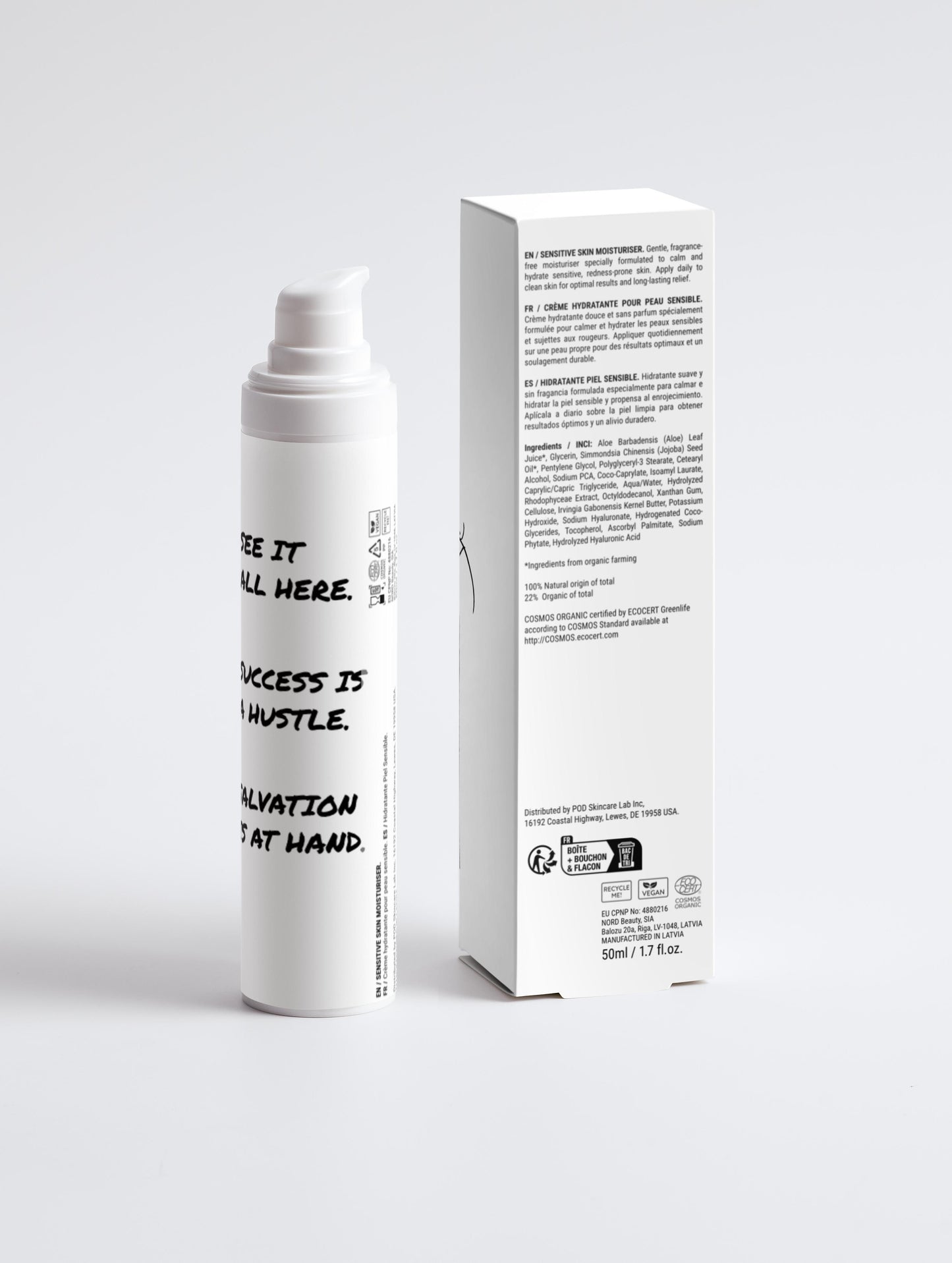 S.I.A.H "Serenity Veil" Sensitive Skin Moisturizer, Fragrance Free