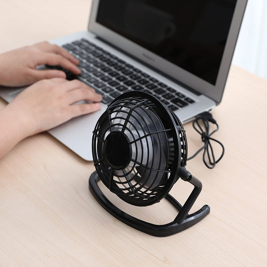 Convenient USB Quiet Mini 4-inch Plastic Electric Fan