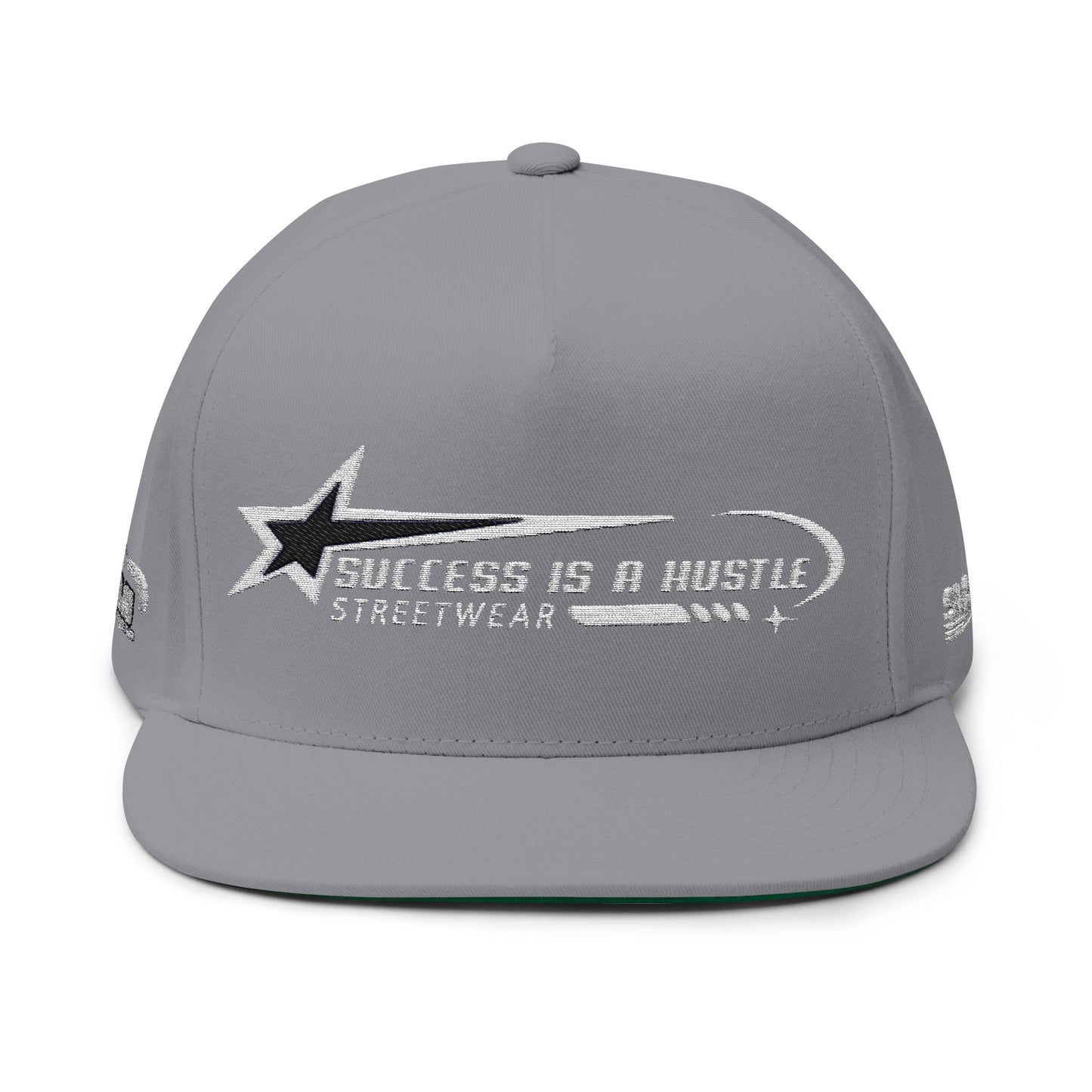 S.I.A.H  "Hustle Orbit" (White Edition) Flat Bill Cap