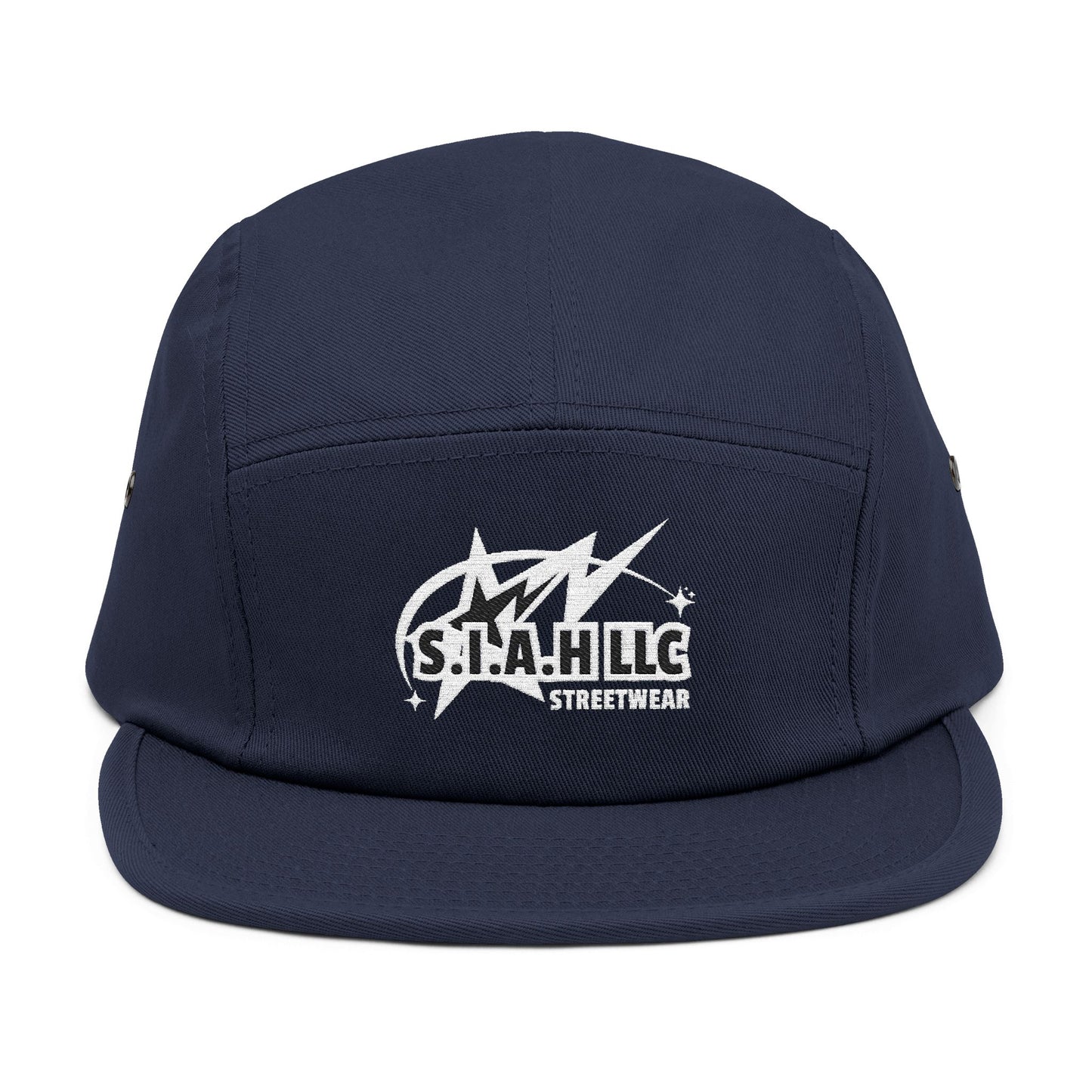 S.I.A.H "Shockwave Standard" (White Edition) 5 Panel Cap