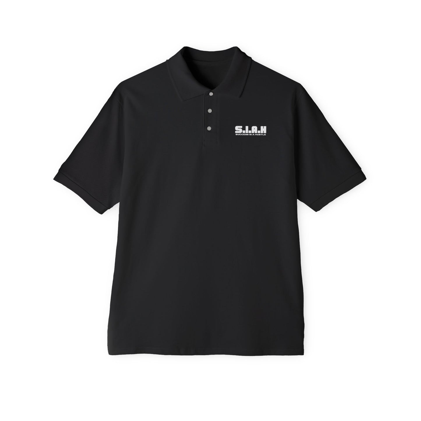S.I.A.H "Foundation Motto" Men's Piqué Polo