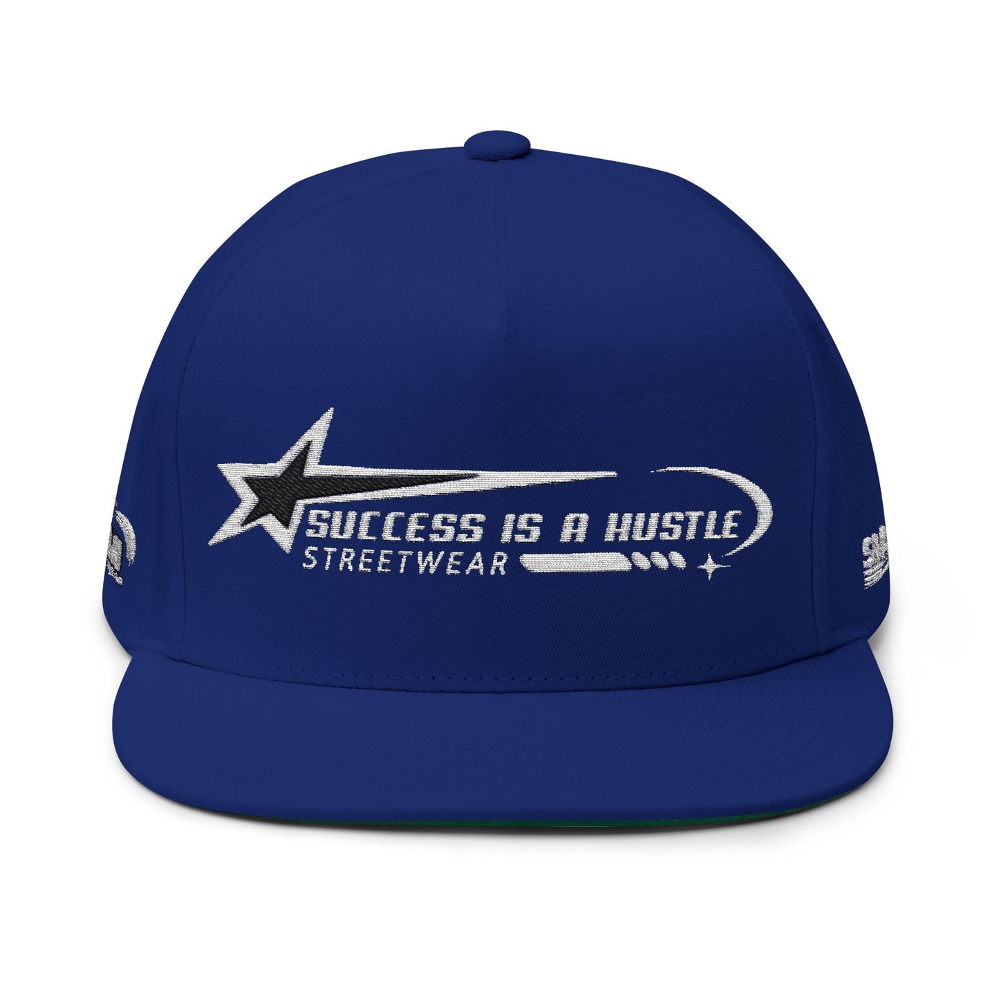 S.I.A.H  "Hustle Orbit" (White Edition) Flat Bill Cap