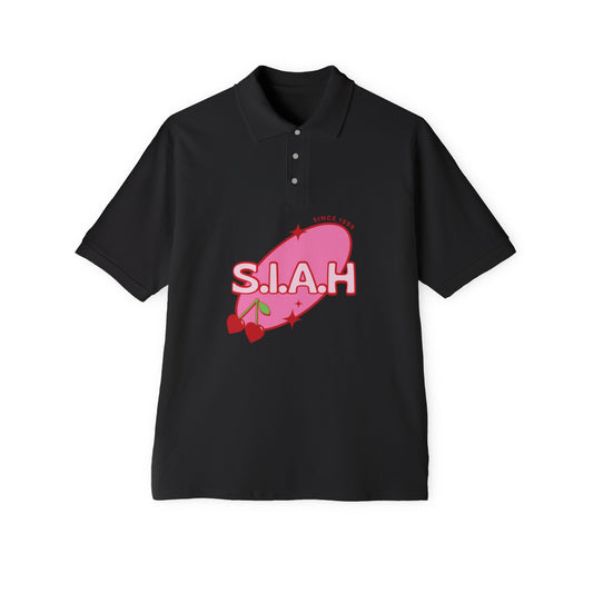 S.I.A.H "Cherry Genesis" Men's Piqué Polo