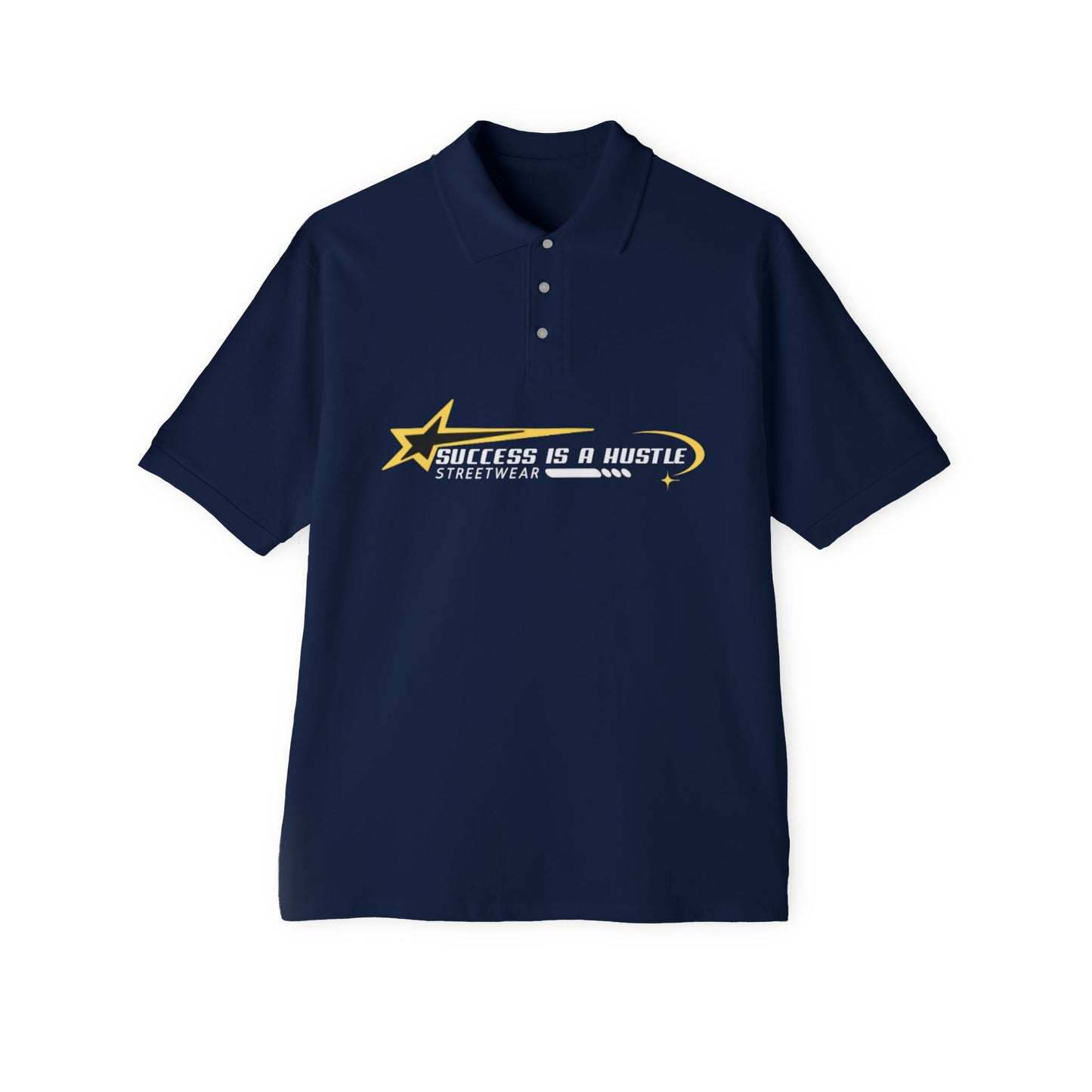 S.I.A.H "Hustle Orbit" Men's Piqué Polo