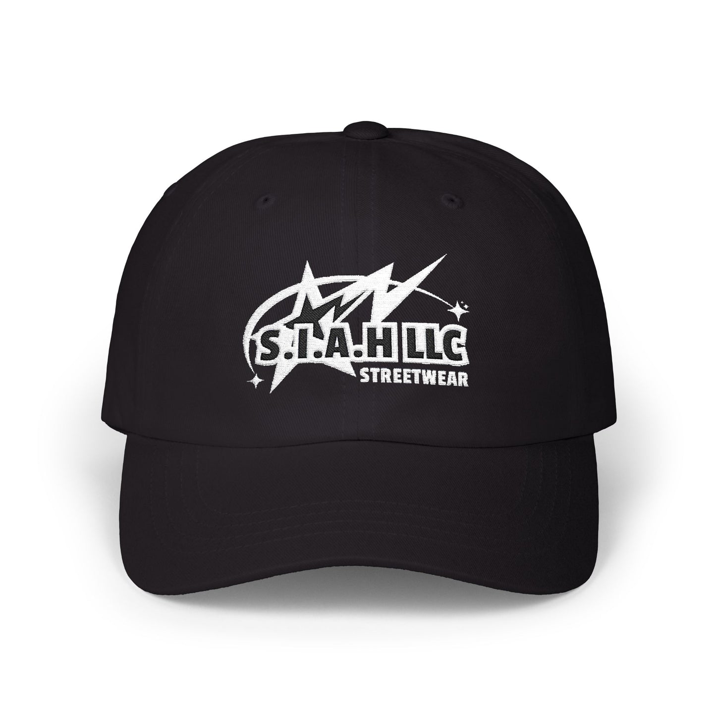 S.I.A.H "Shockwave Standard" (White Edition) Classic Dad Cap