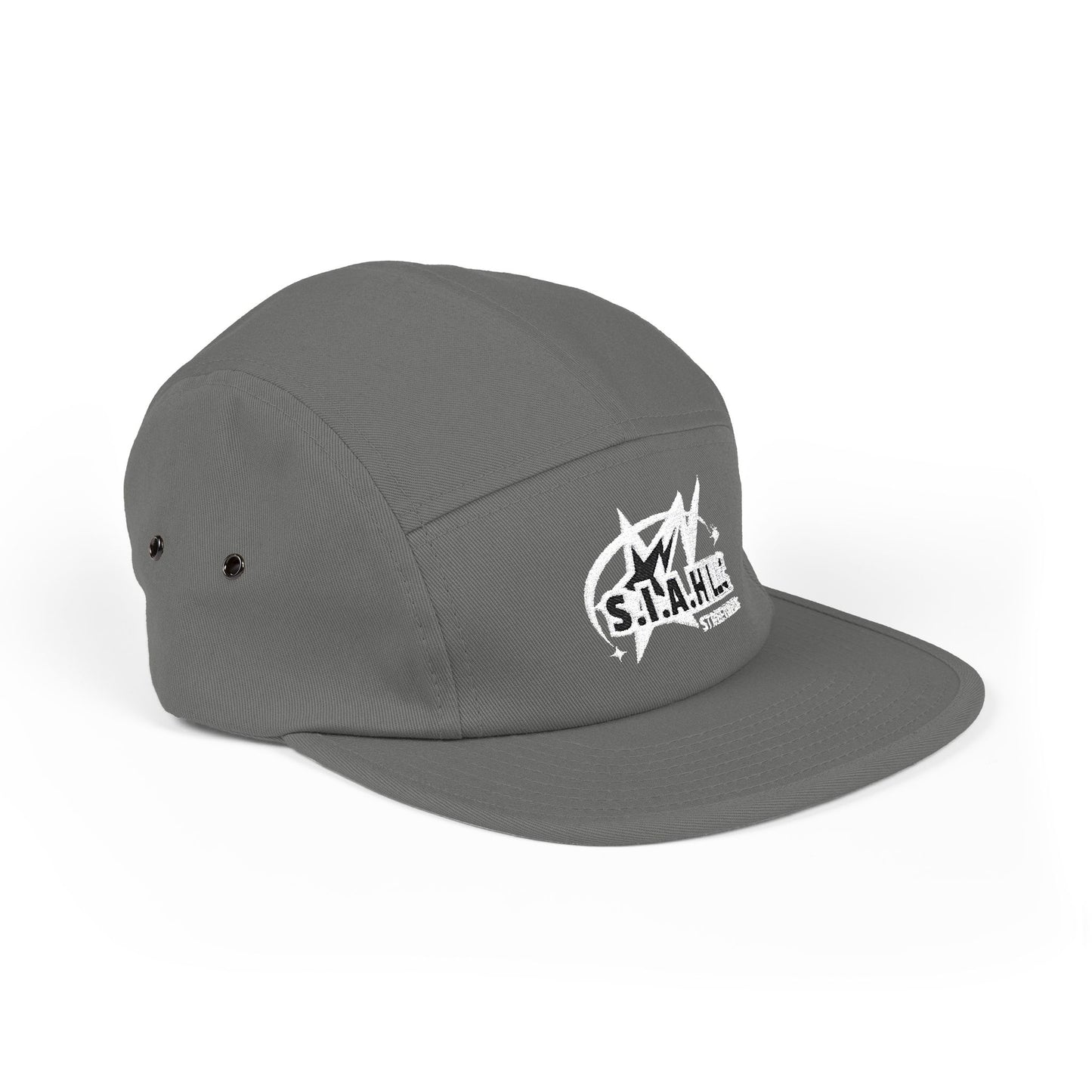 S.I.A.H "Shockwave Standard" (White Edition) 5 Panel Cap