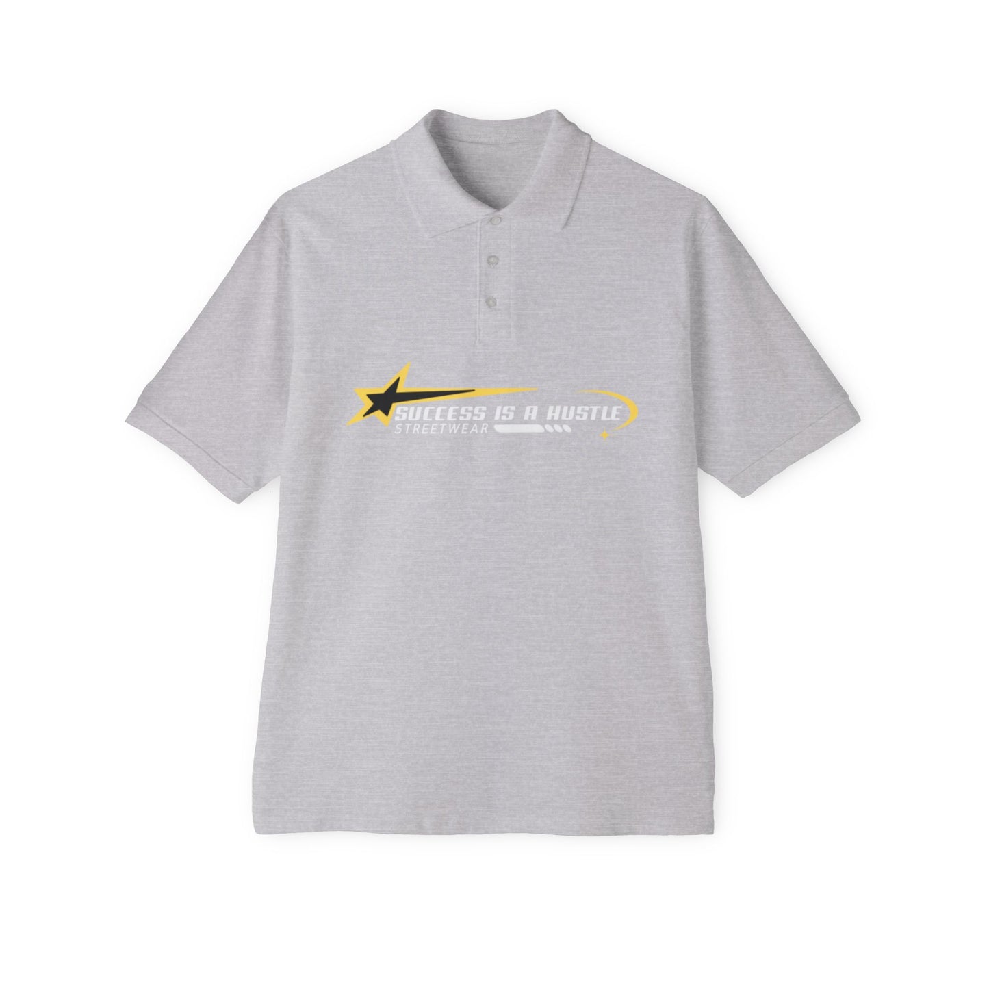 S.I.A.H "Hustle Orbit" Men's Piqué Polo