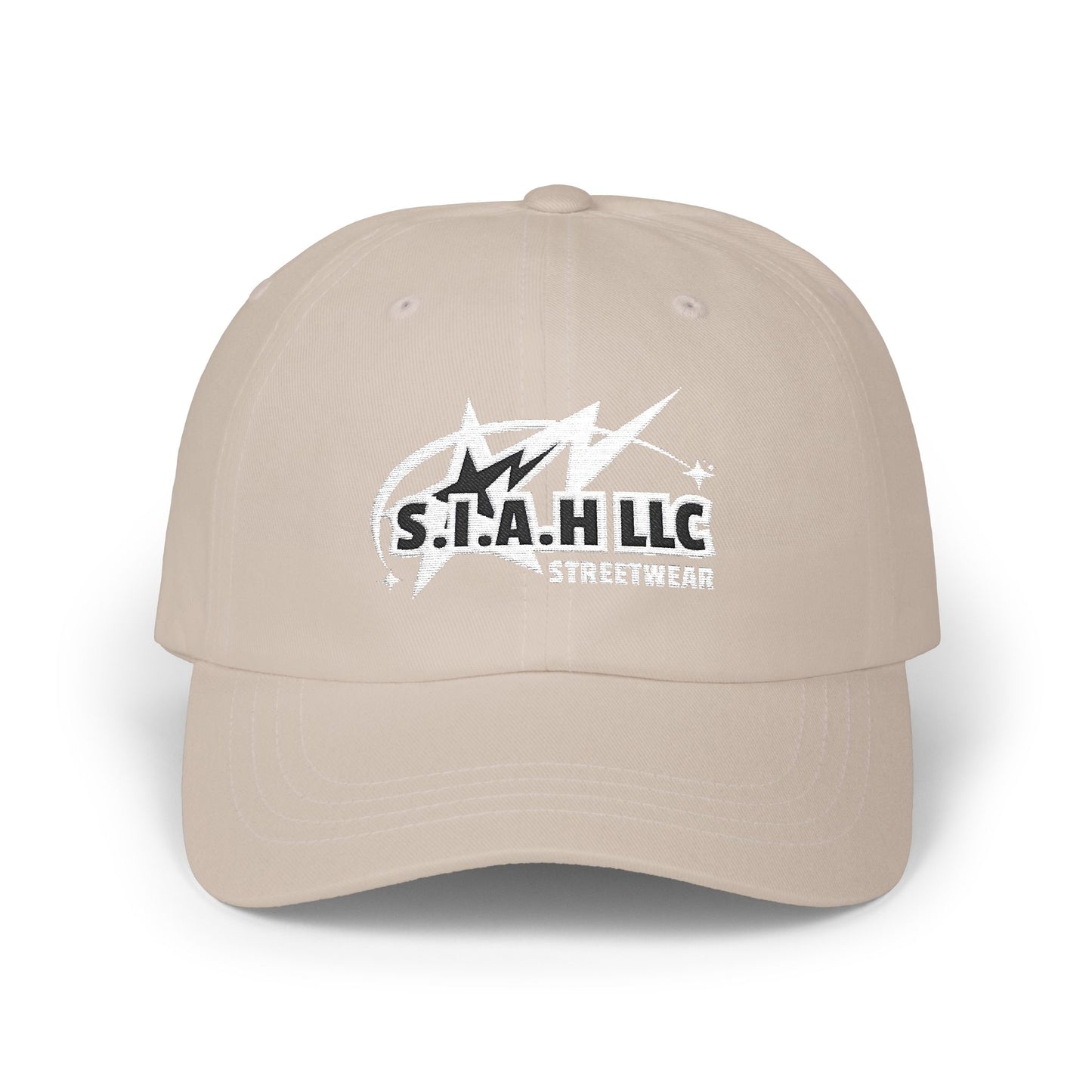 S.I.A.H "Shockwave Standard" (White Edition) Classic Dad Cap