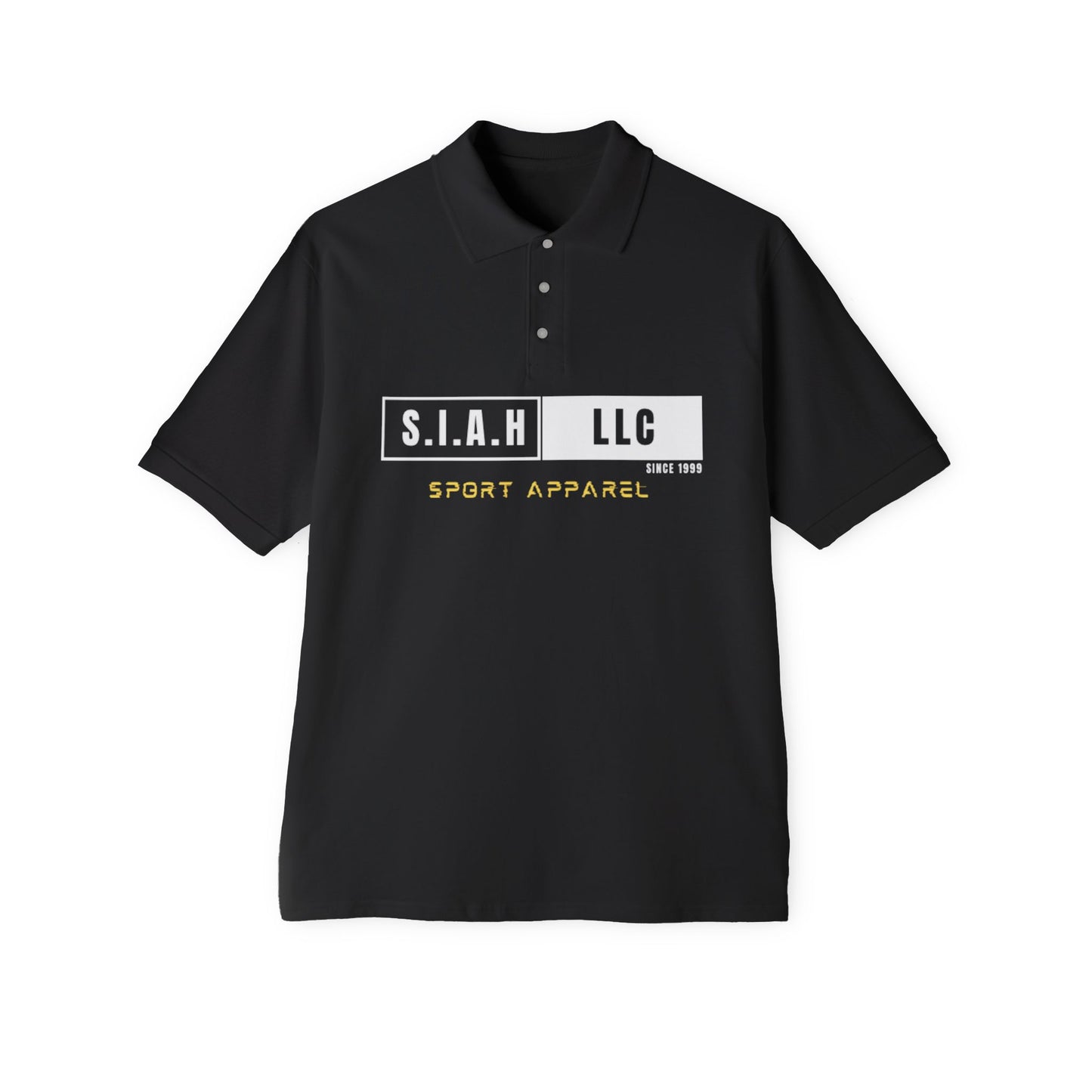 S.I.A.H "Grid Authority" Men's Piqué Polo