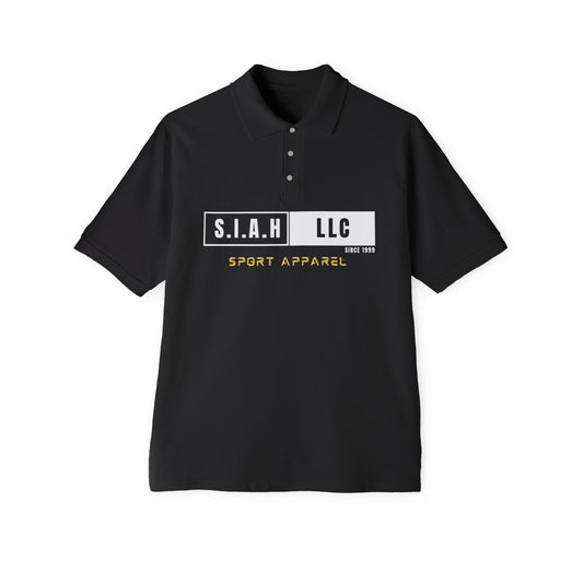 S.I.A.H "Grid Authority" Men's Piqué Polo