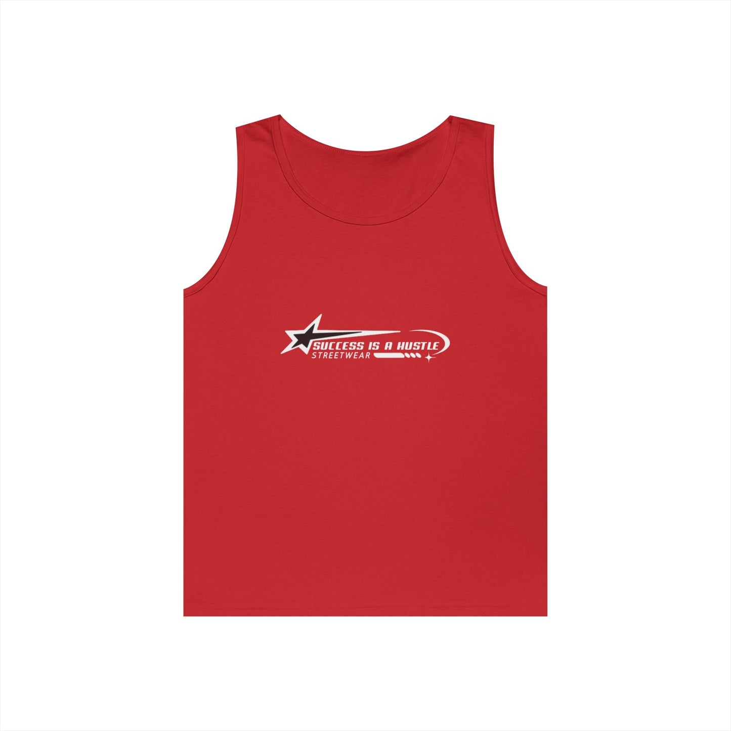 S.I.A.H "Hustle Orbit" (White Edition) Unisex Heavy Cotton Tank Top