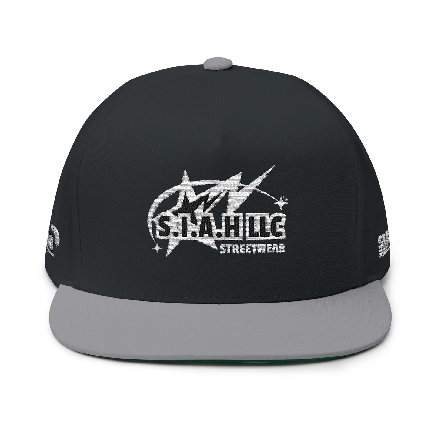 S.I.A.H  "Shockwave Standard" (White Edition) Flat Bill Cap