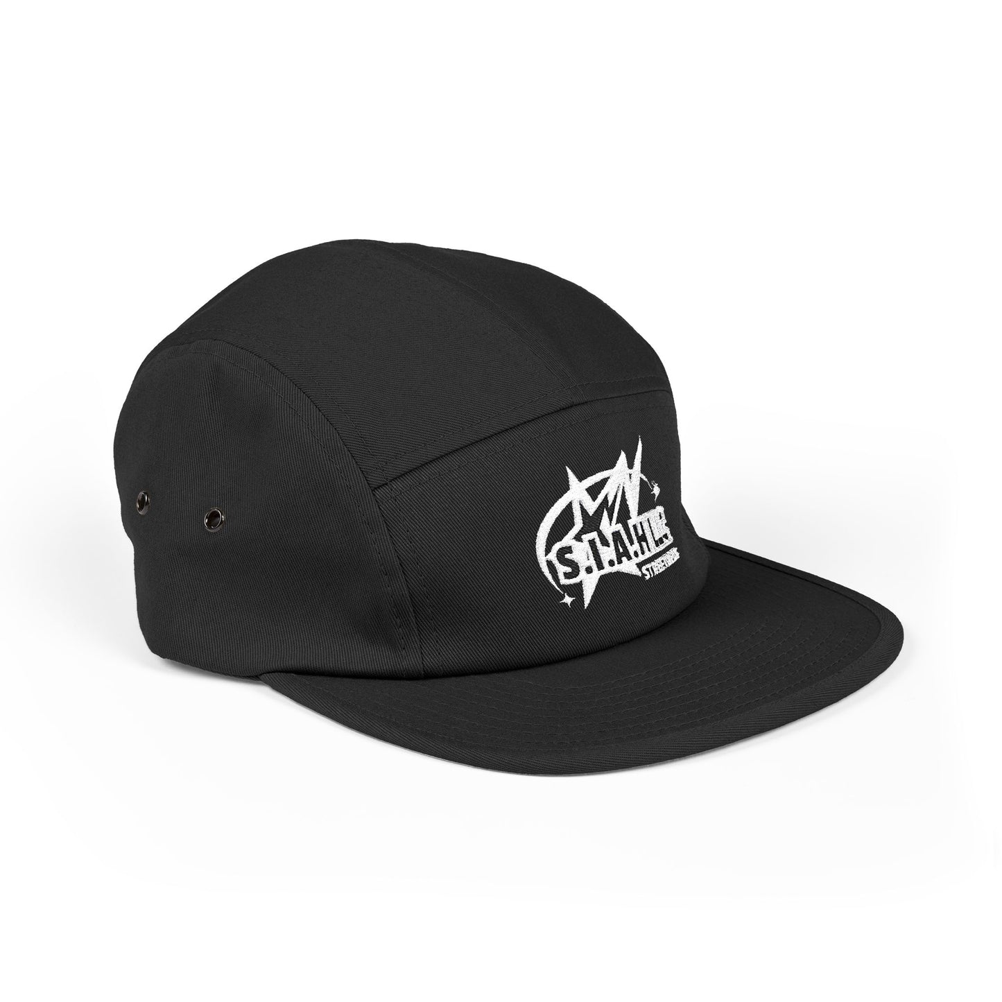 S.I.A.H "Shockwave Standard" (White Edition) 5 Panel Cap