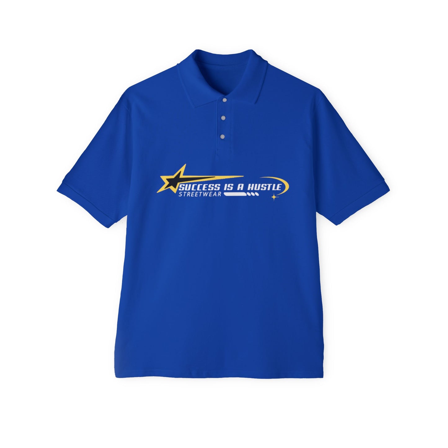 S.I.A.H "Hustle Orbit" Men's Piqué Polo
