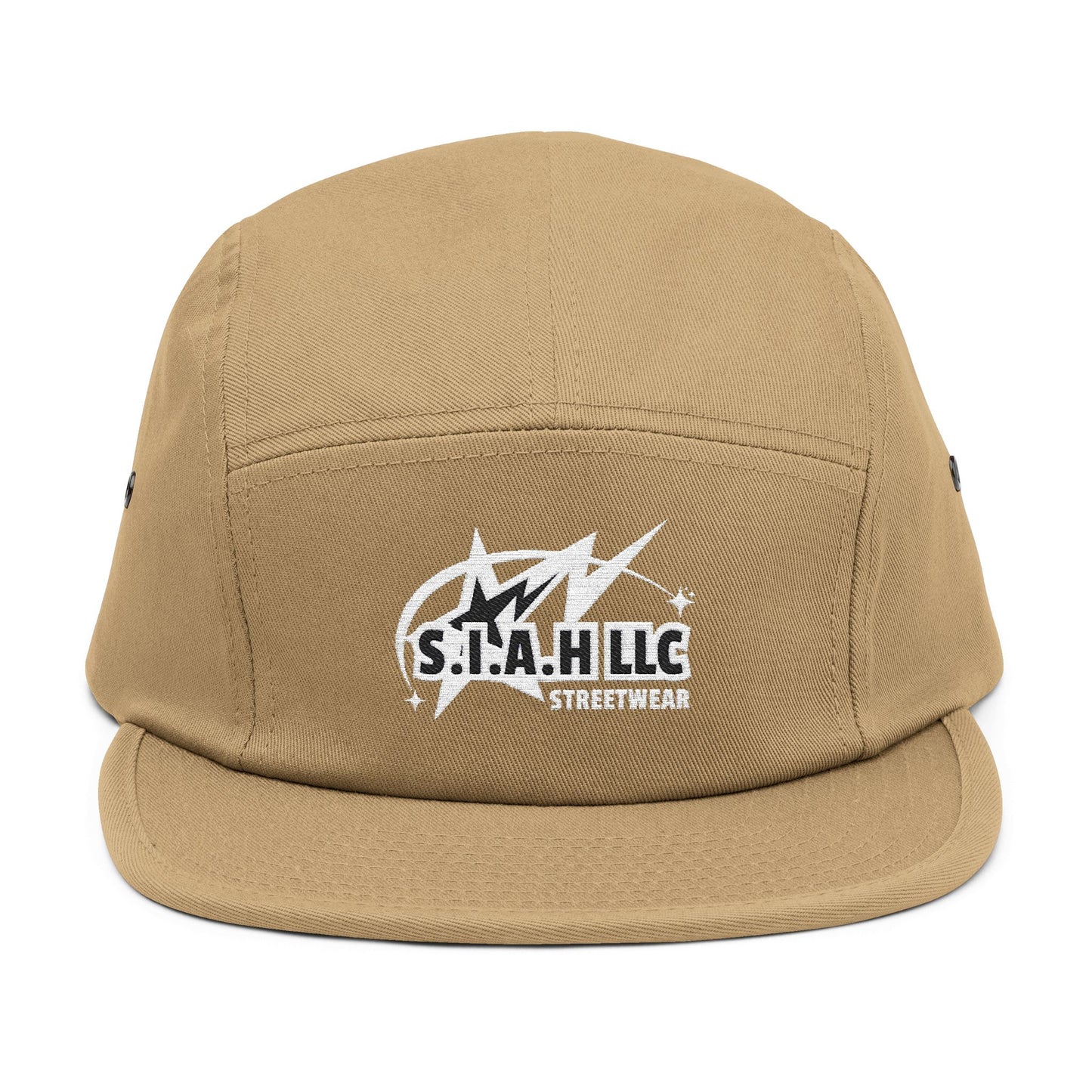 S.I.A.H "Shockwave Standard" (White Edition) 5 Panel Cap