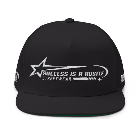 S.I.A.H  "Hustle Orbit" (White Edition) Flat Bill Cap
