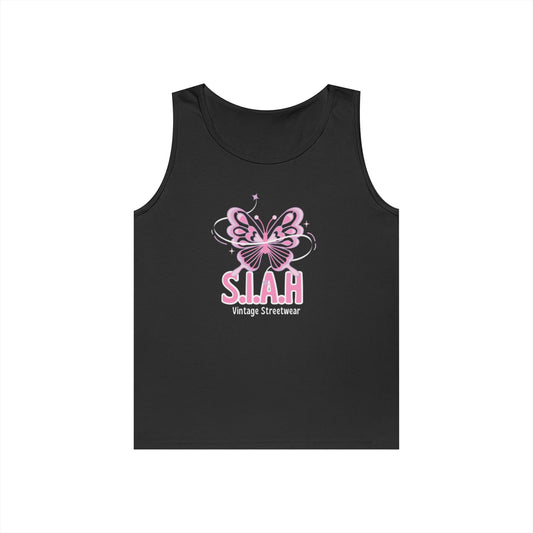 S.I.A.H "Butterfly Rebirth" Unisex Heavy Cotton Tank Top