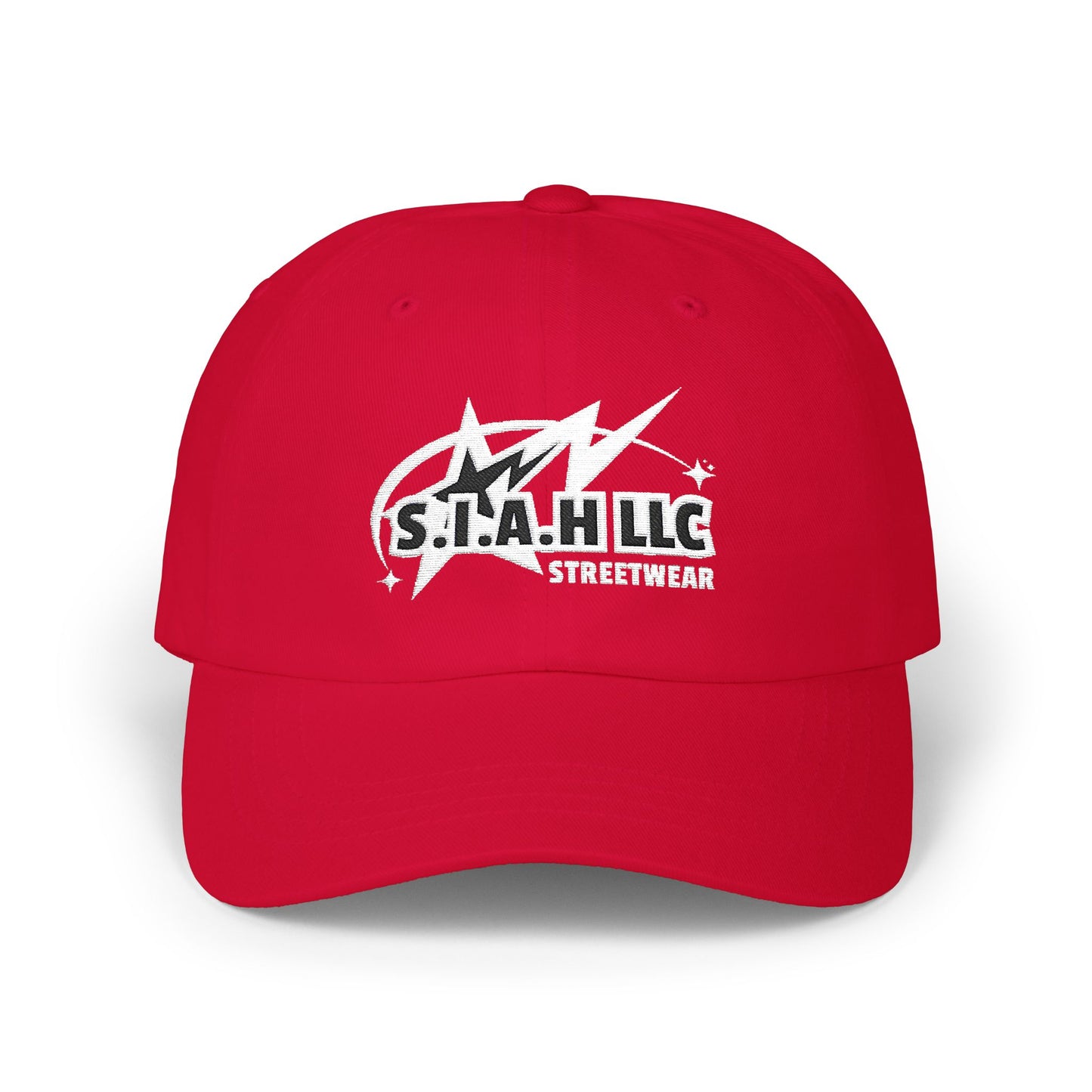 S.I.A.H "Shockwave Standard" (White Edition) Classic Dad Cap