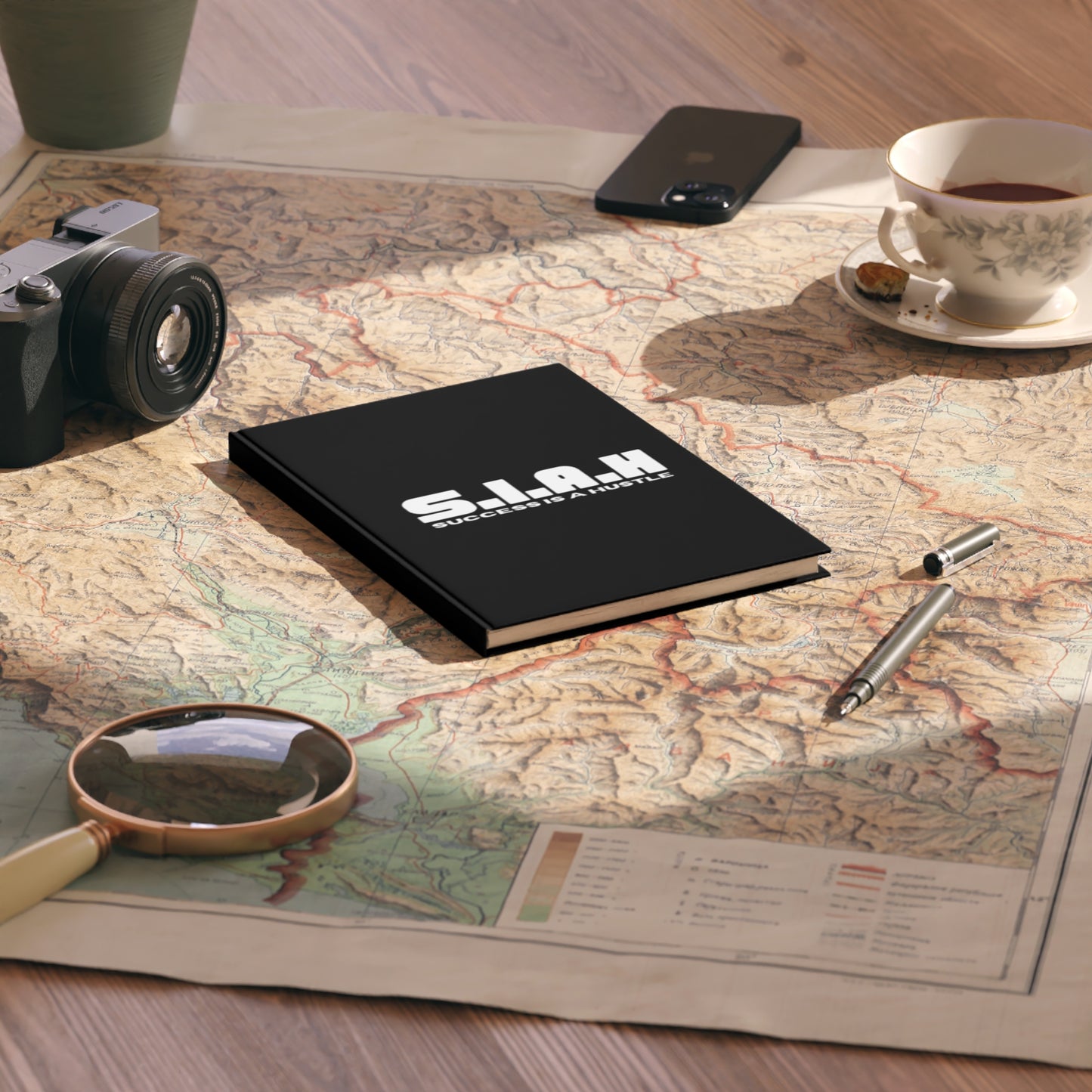 S.I.A.H. - "InspireBound" - "Foundation Motto" X "Linage Code" Hardcover Journal