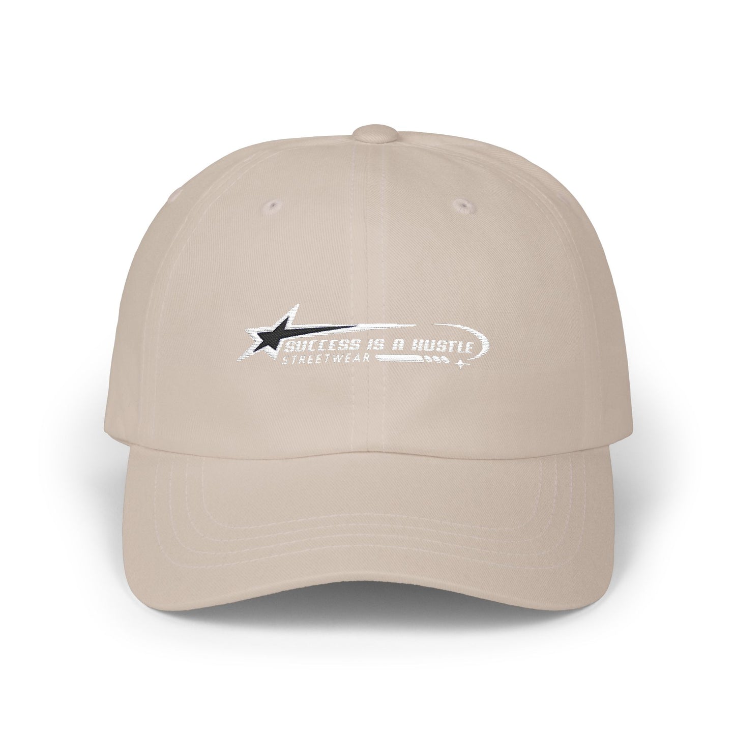 S.I.A.H "Hustle Orbit" (White Edition) Classic Dad Cap