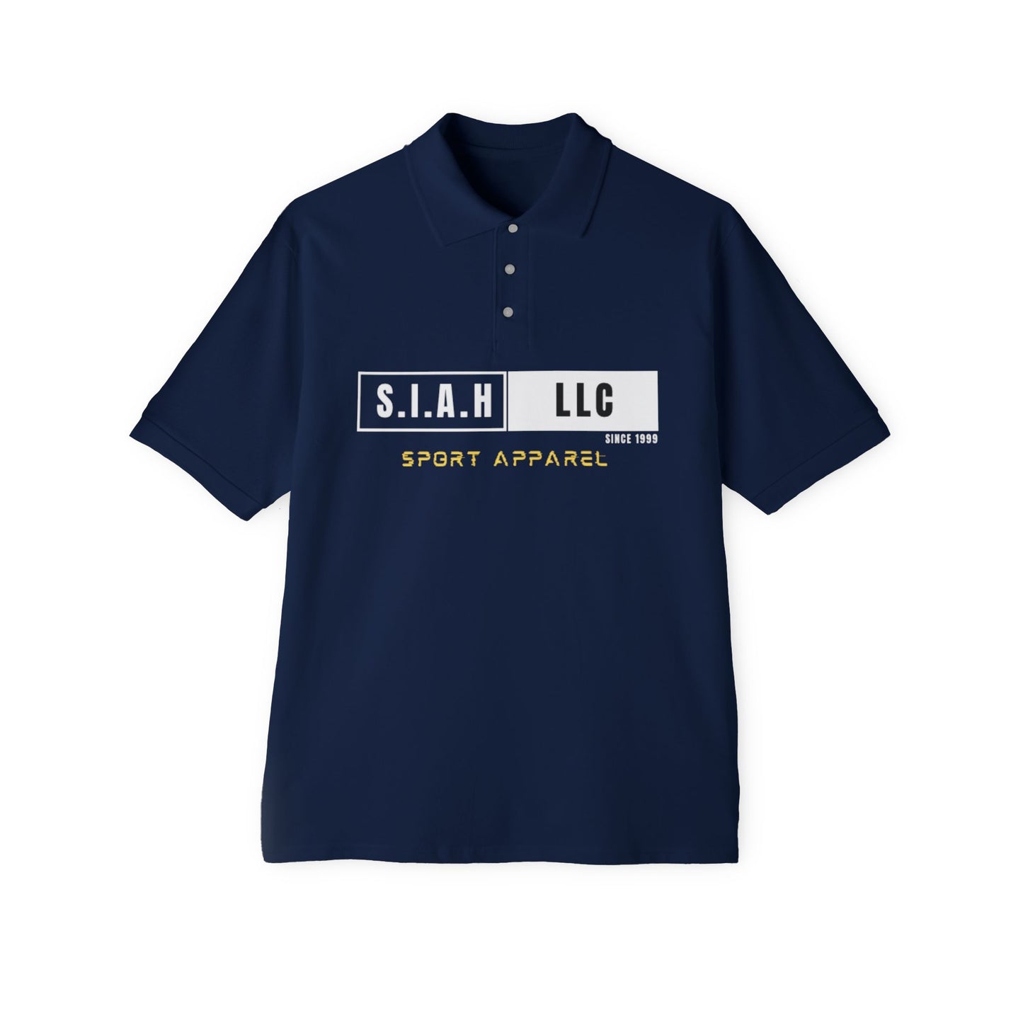 S.I.A.H "Grid Authority" Men's Piqué Polo
