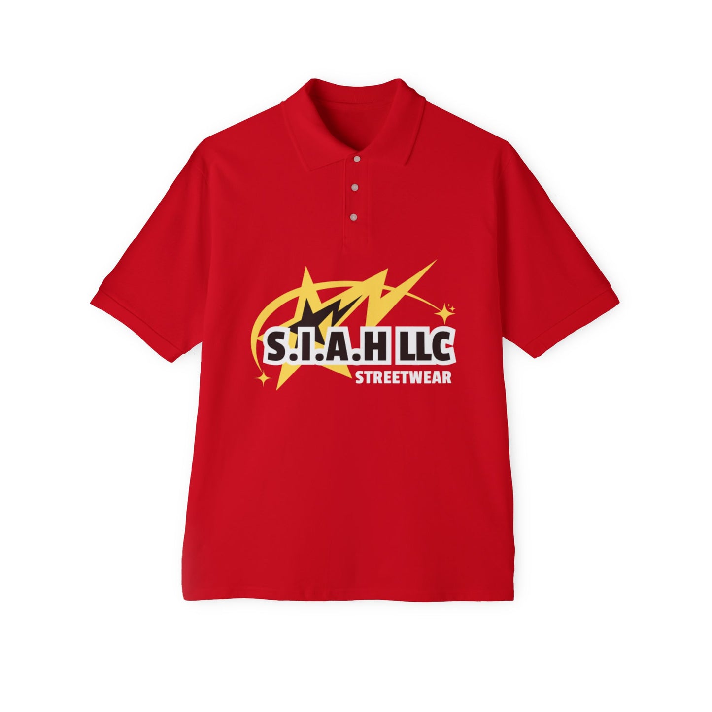 S.I.A.H "Shockwave Standard" Men's Piqué Polo