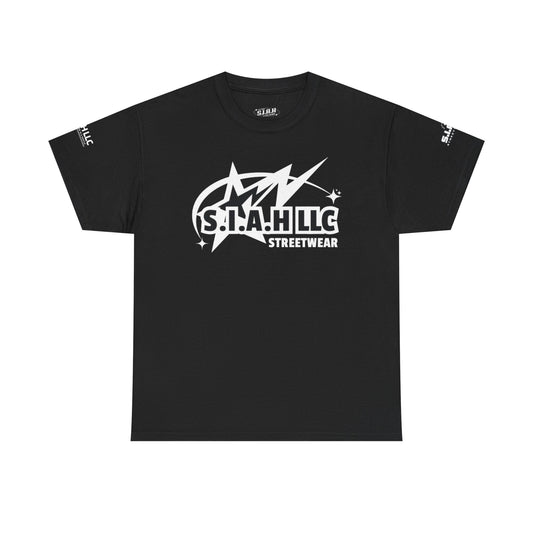S.I.A.H "Shockwave Standard" (White Edition) Unisex Heavy Cotton Tee