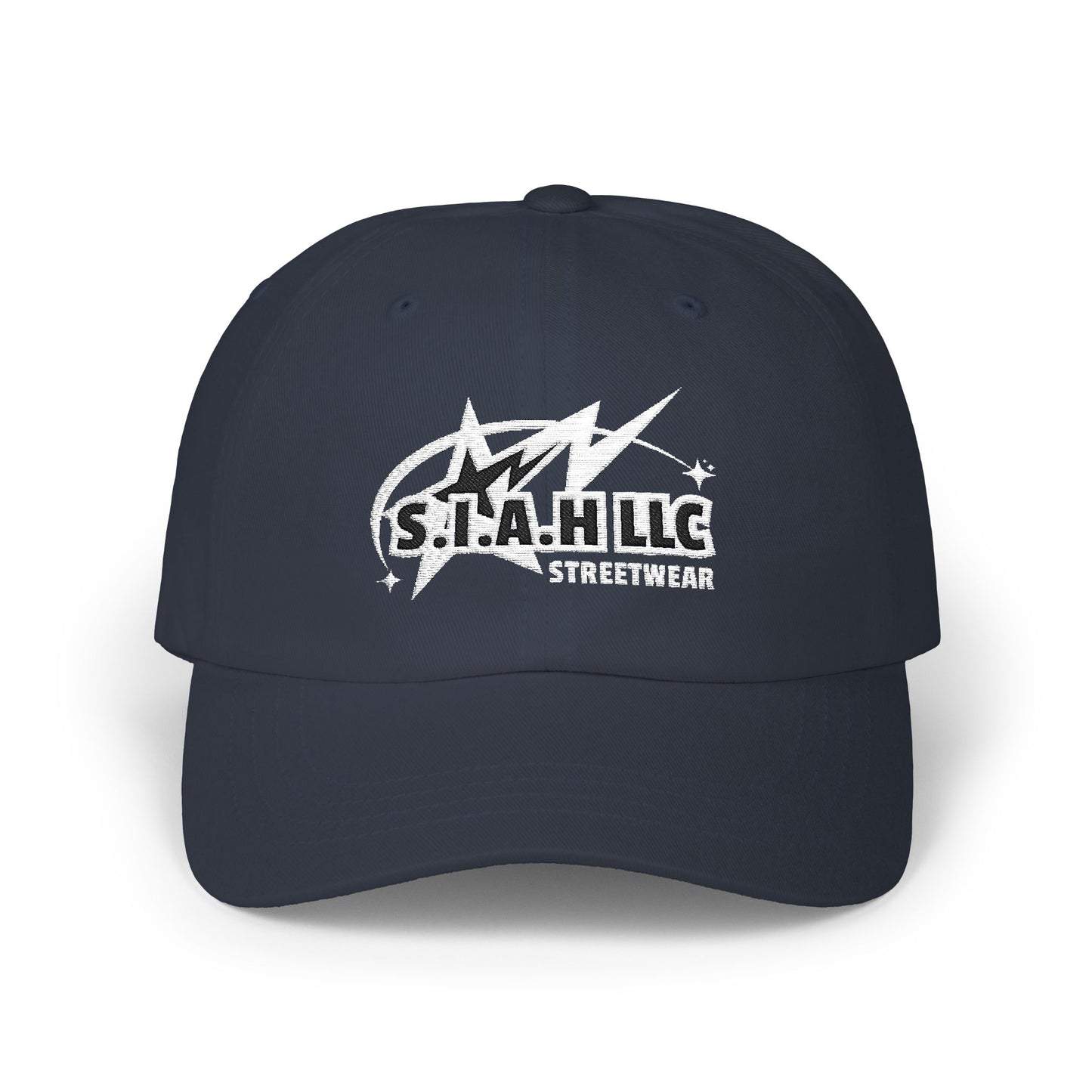 S.I.A.H "Shockwave Standard" (White Edition) Classic Dad Cap