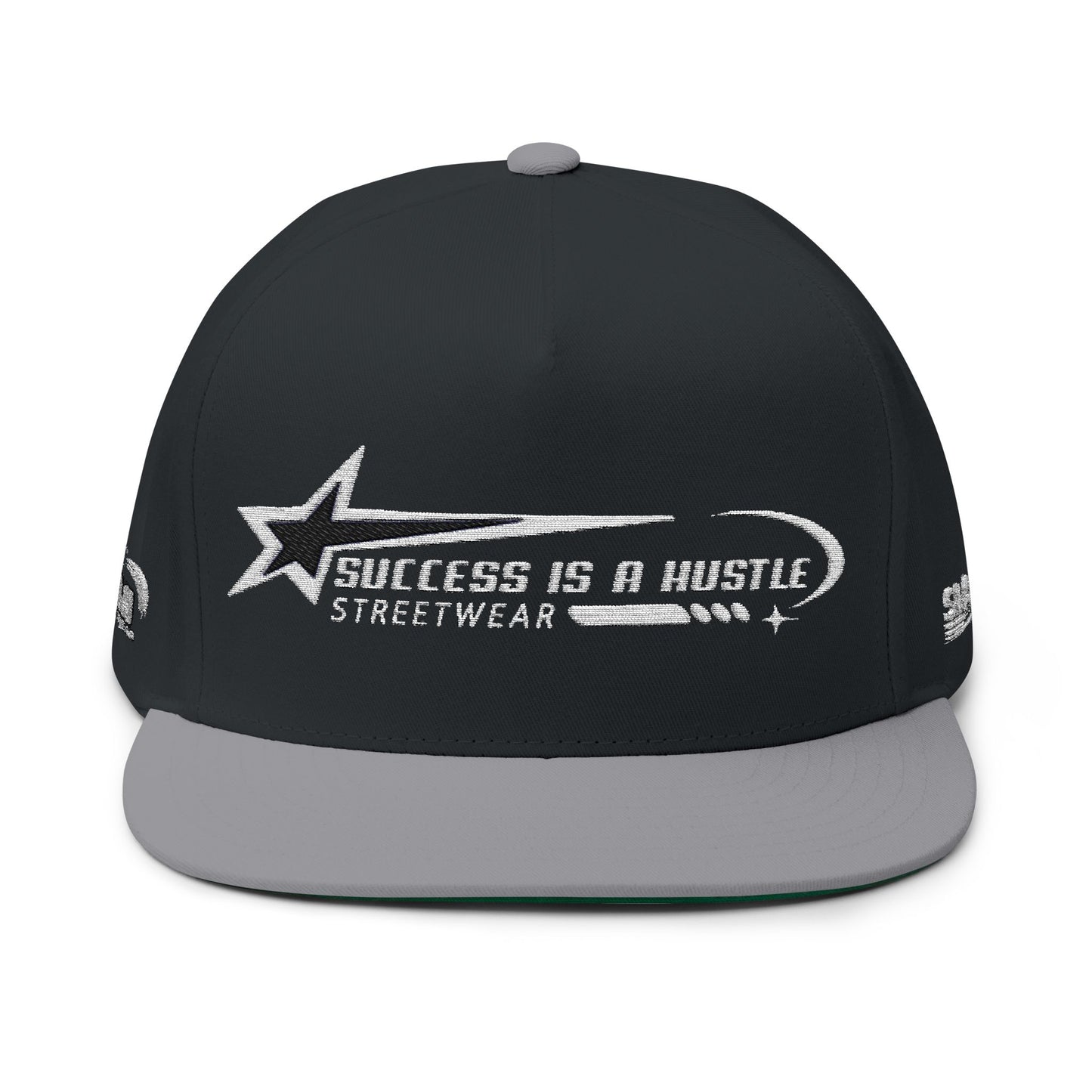 S.I.A.H  "Hustle Orbit" (White Edition) Flat Bill Cap
