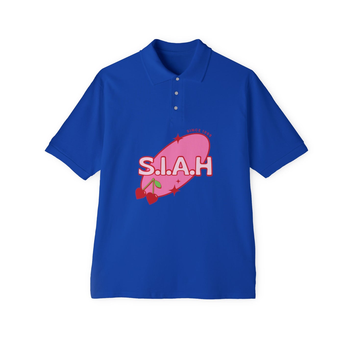 S.I.A.H "Cherry Genesis" Men's Piqué Polo