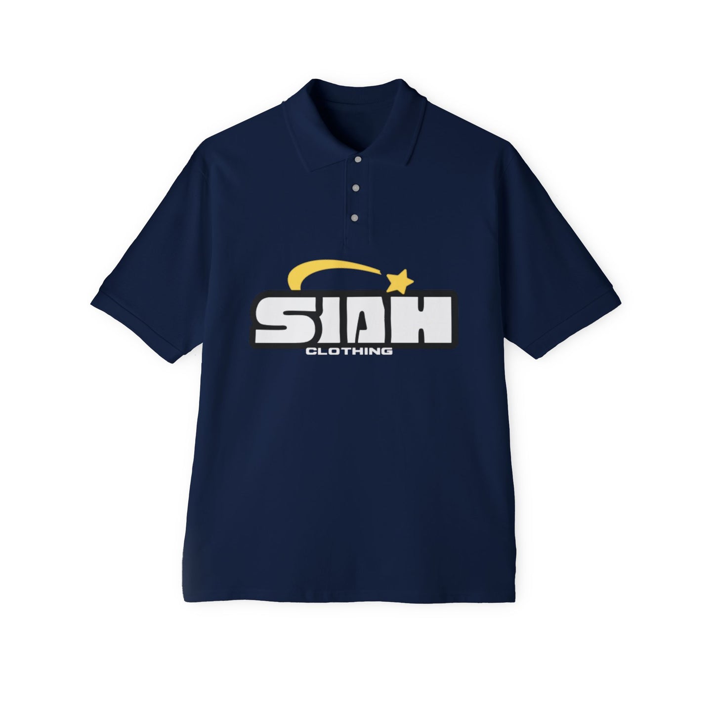 S.I.A.H "Meteor Code" Men's Piqué Polo
