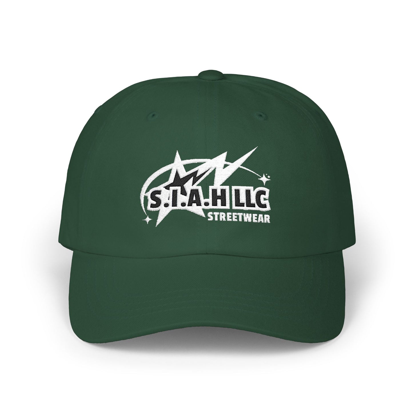 S.I.A.H "Shockwave Standard" (White Edition) Classic Dad Cap