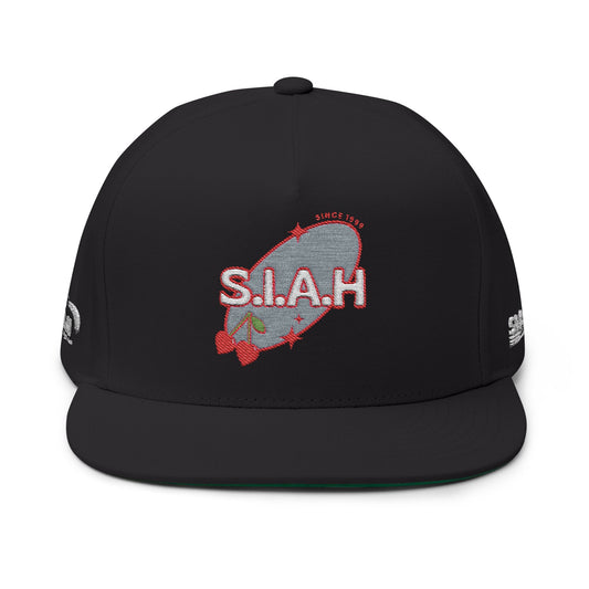 S.I.A.H "Cherry Genesis" Flat Bill Cap