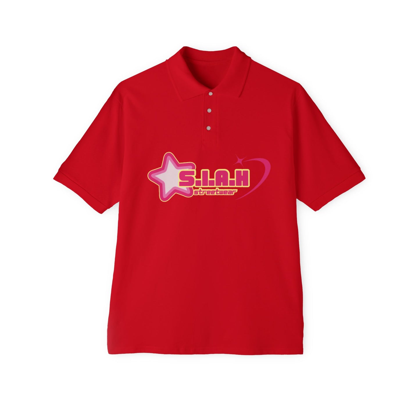 S.I.A.H "Nova Pop" Men's Piqué Polo